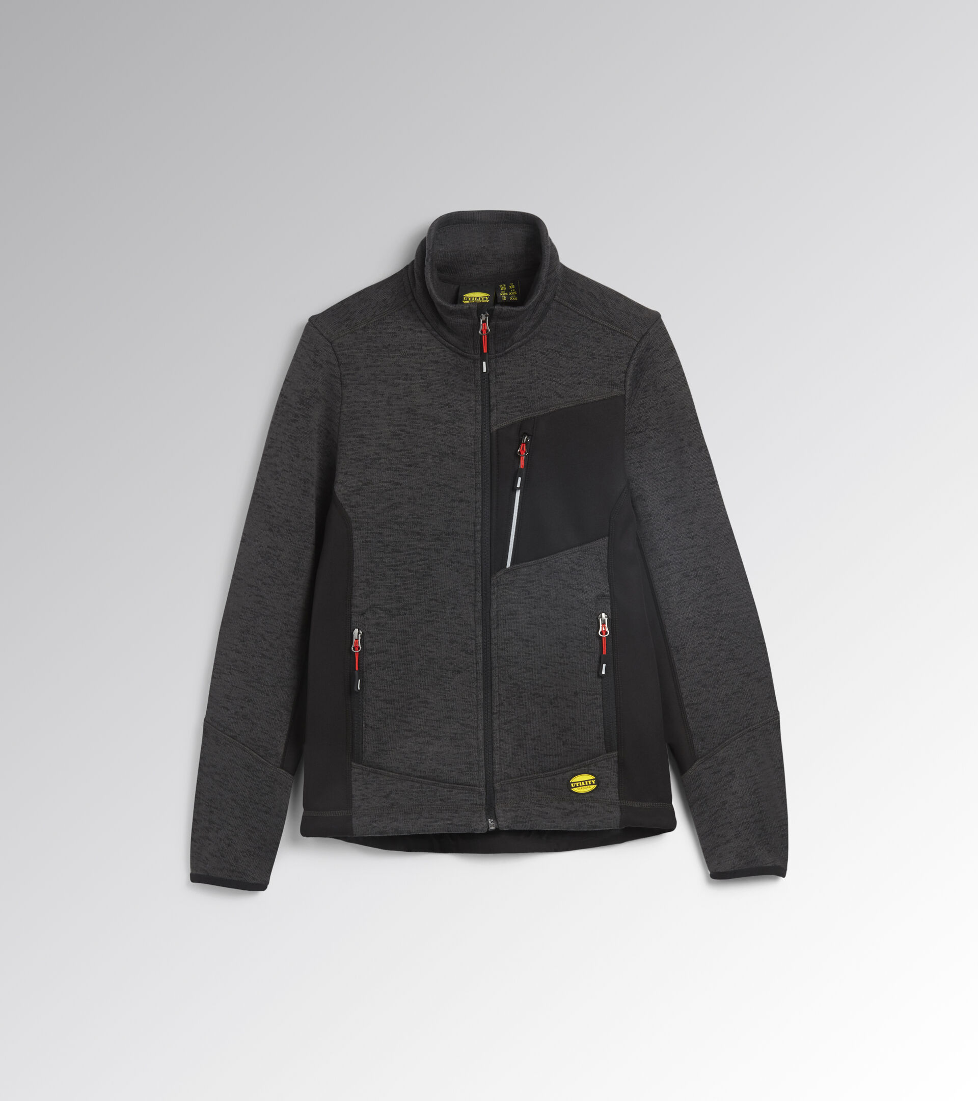 Felpa da lavoro KNITTED JACKET CHICAGO GRIGIO ASFALTO - Utility