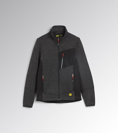 Sweat-shirt de travail KNITTED JACKET CHICAGO GRIS ASPHALTE - Utility