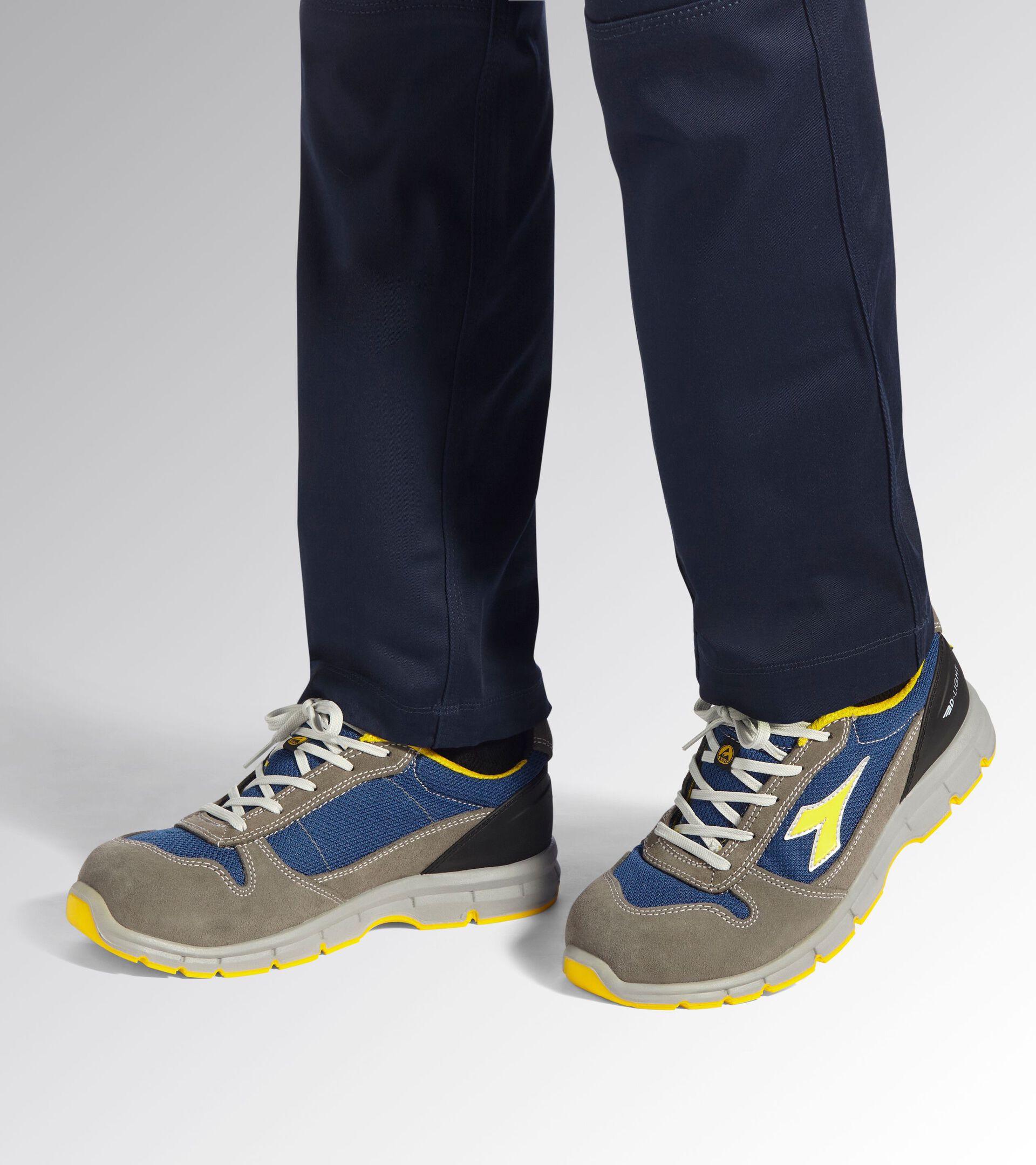 Low safety shoe RUN TEXT LOW S1PS FO SR ESD CASTLE ROCK/INSIGNIA BLUE - Utility
