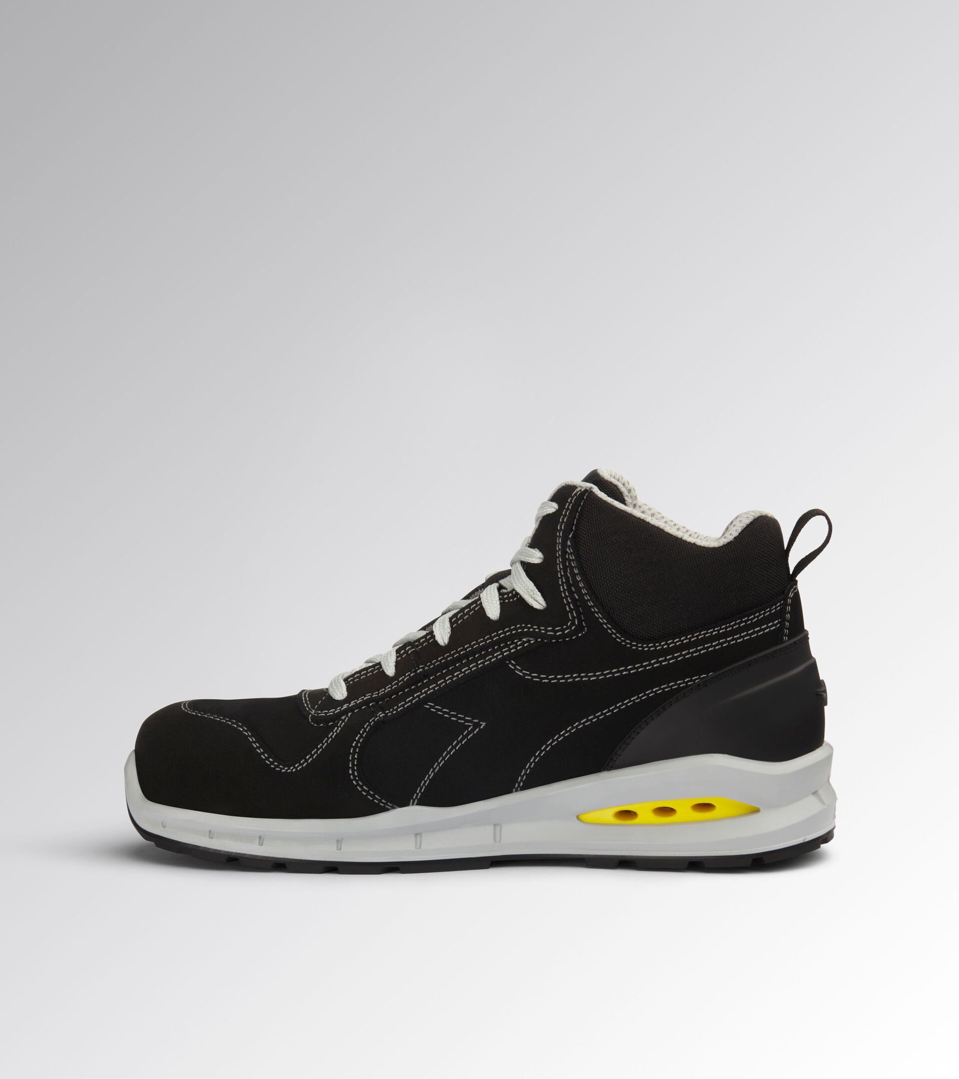 High safety shoe RUN NET AIRBOX MID S3S FO SR BLACK/BLACK - Utility