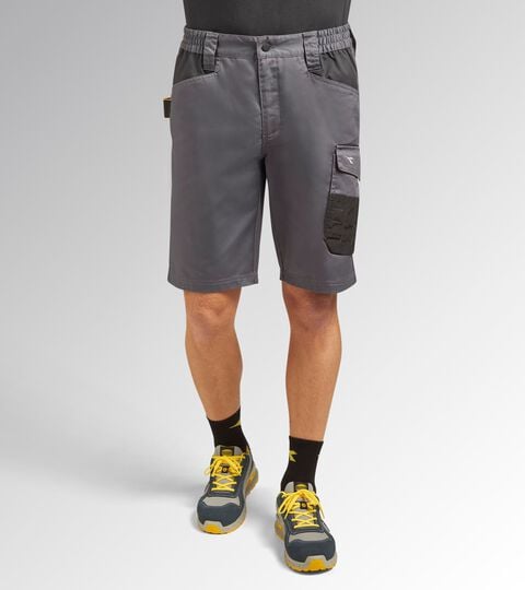 Bermuda en polycoton stretch BERMUDA POLY 2.0 GRIS ACIER - Utility