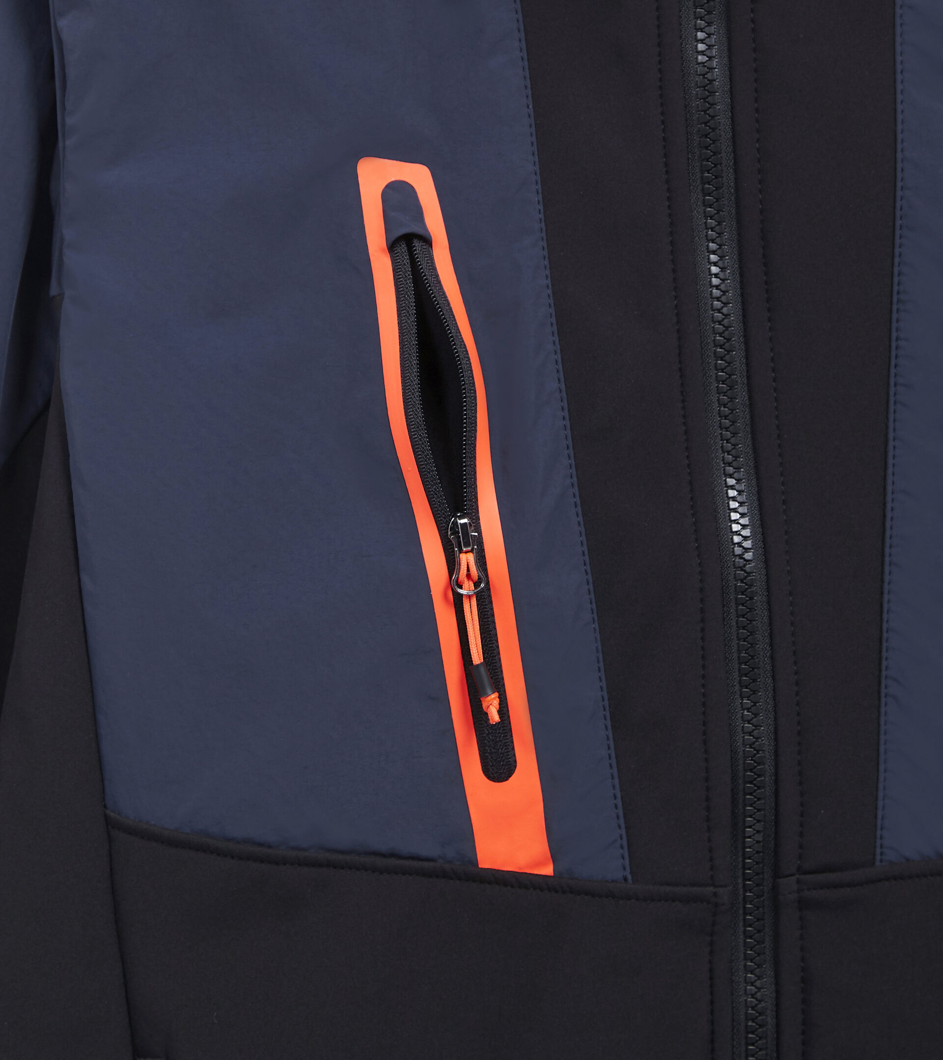 SOFTSHELL HYBRID, BLACK/BLUE DENIM, hi-res