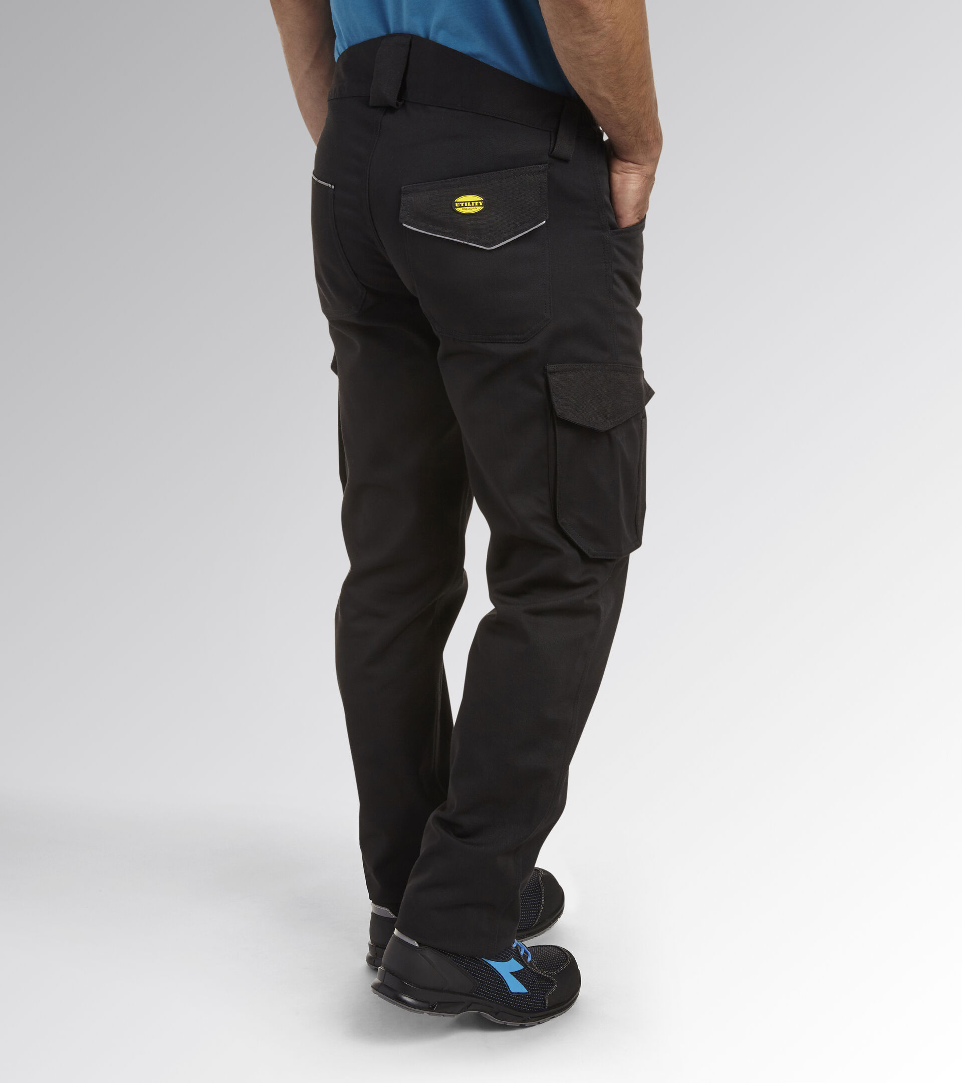 Work trousers PANT STAFF WINTER CARGO BLACK - Utility