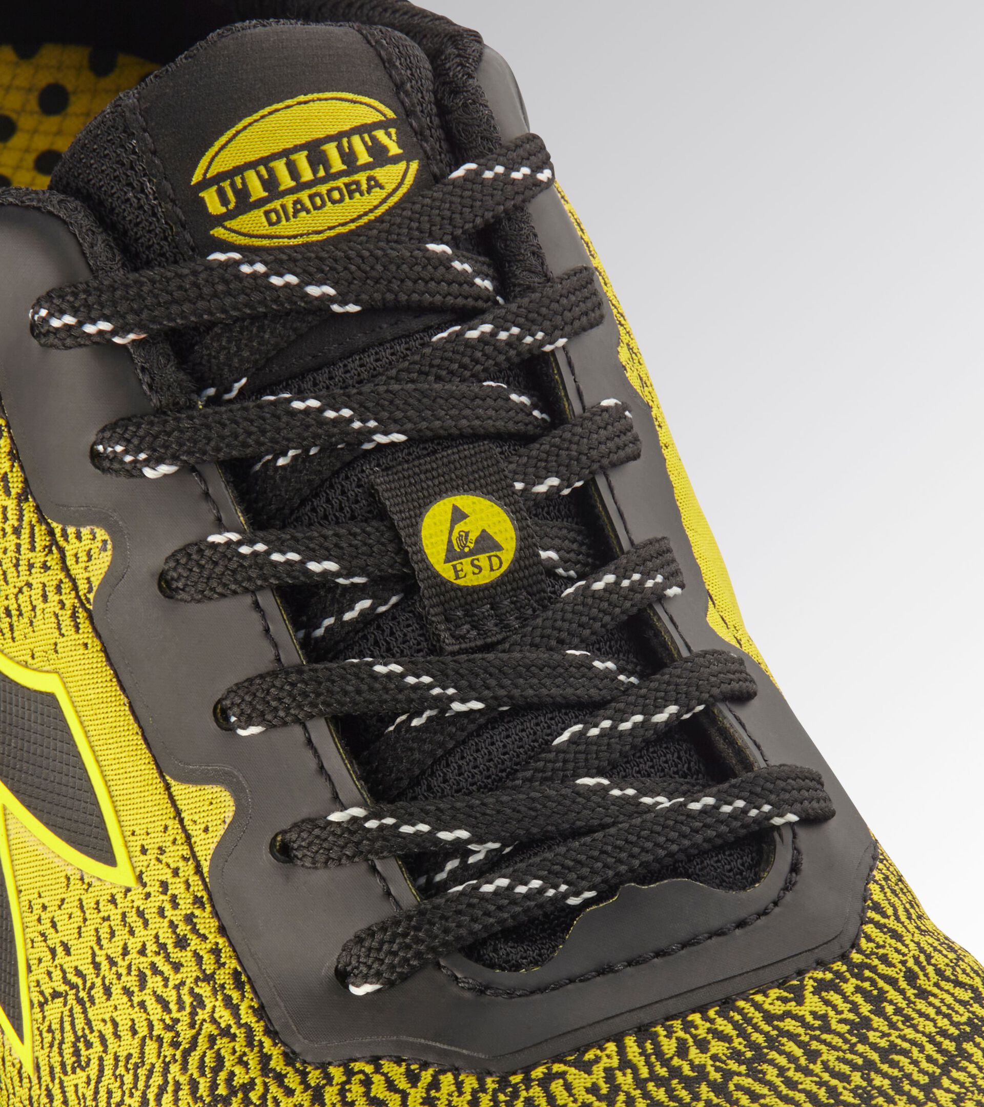 Calzado bajo de seguridad RUN ATOM EVO LOW S3S SC FO SR ESD GIALLO UTILITY/NERO - Utility