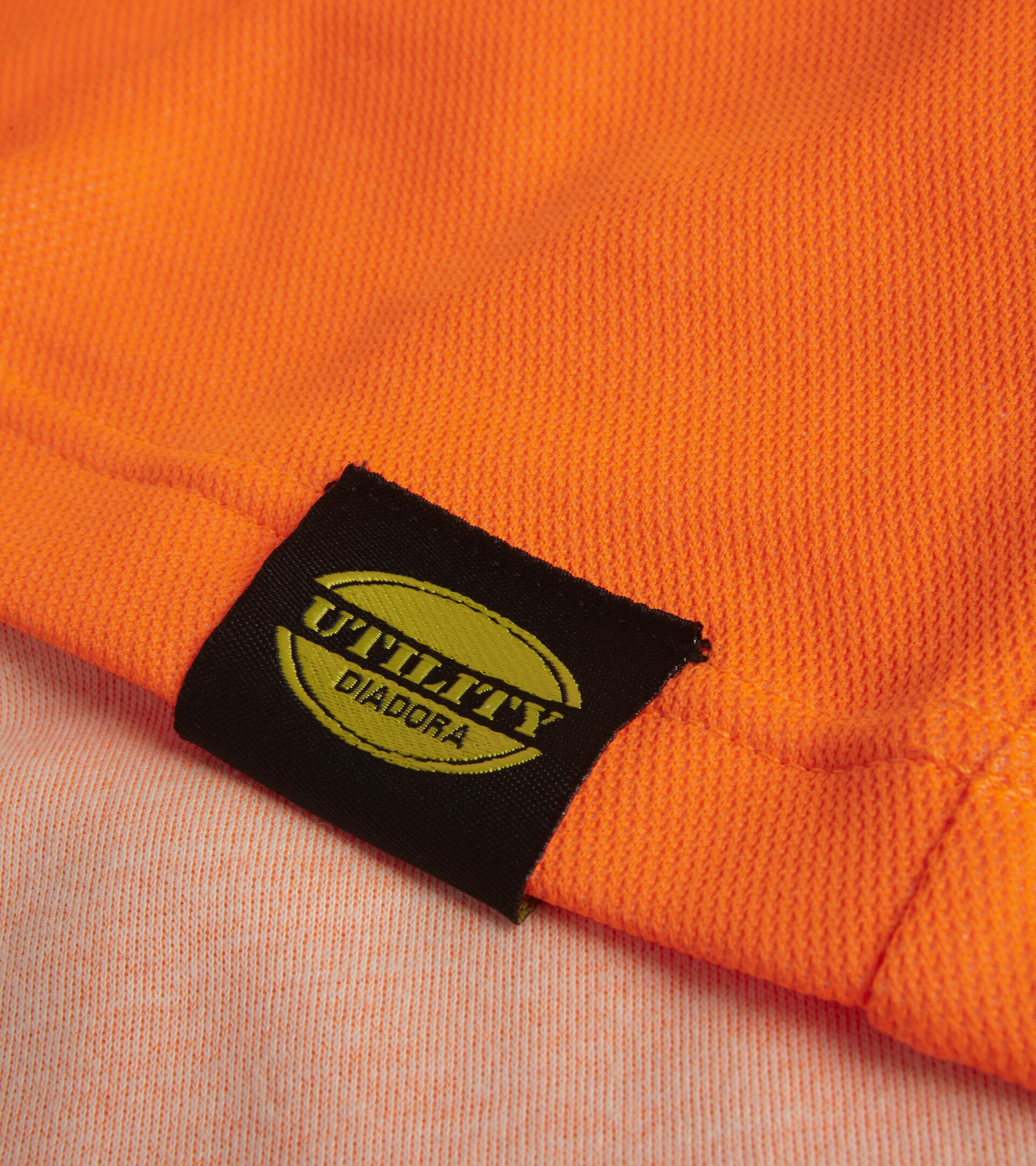 Work T-shirt T-SHIRT HV ISO 20471 FLUORESCENT ORANGE ISO20471 - Utility