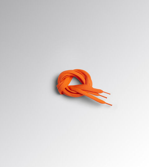 Laces for Utility shoes FLAT LACES THERMO 120 ORANGE FLUO 811 C - Utility