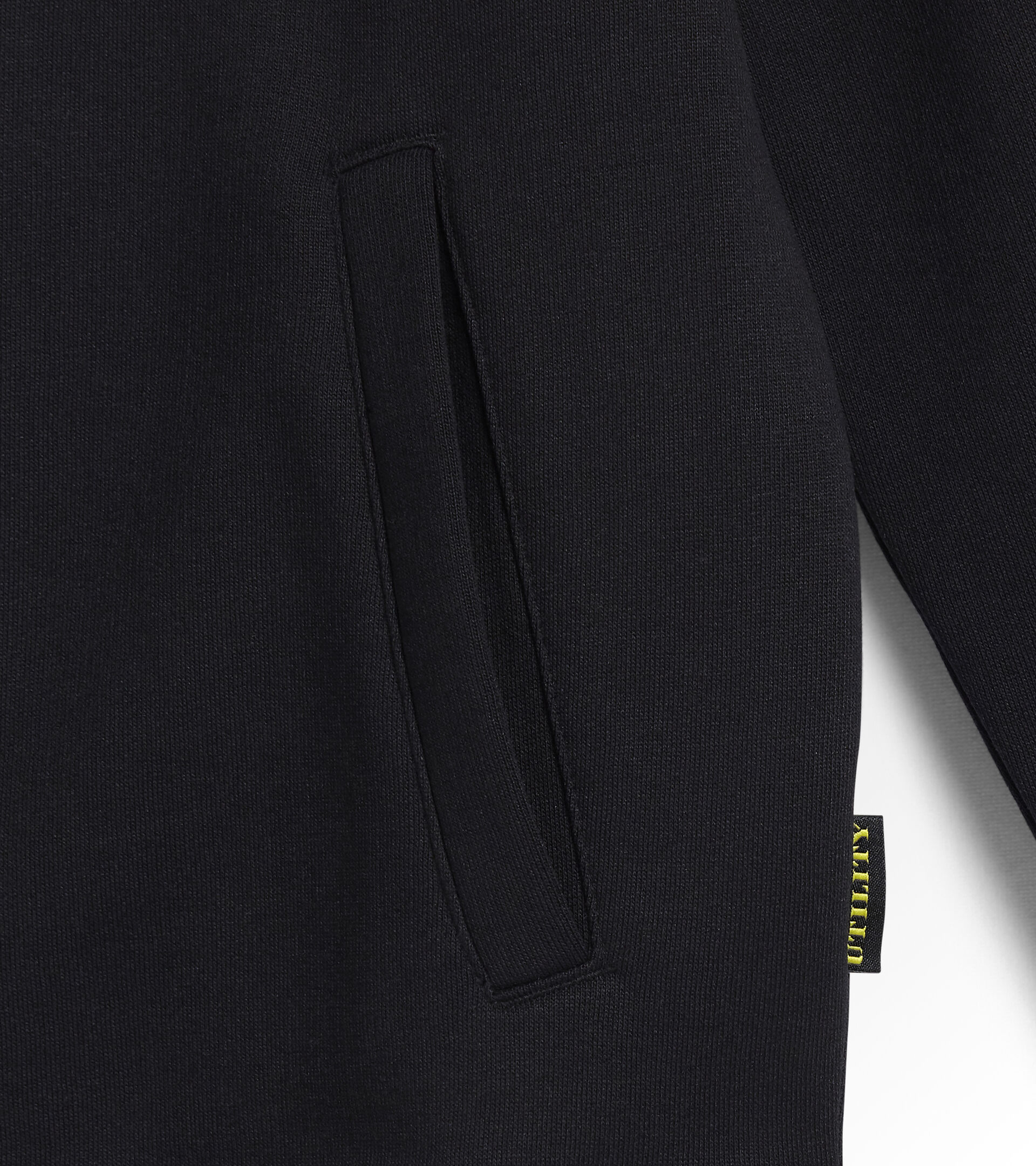 SWEATSHIRT INDUSTRY HZ, BLACK, hi-res