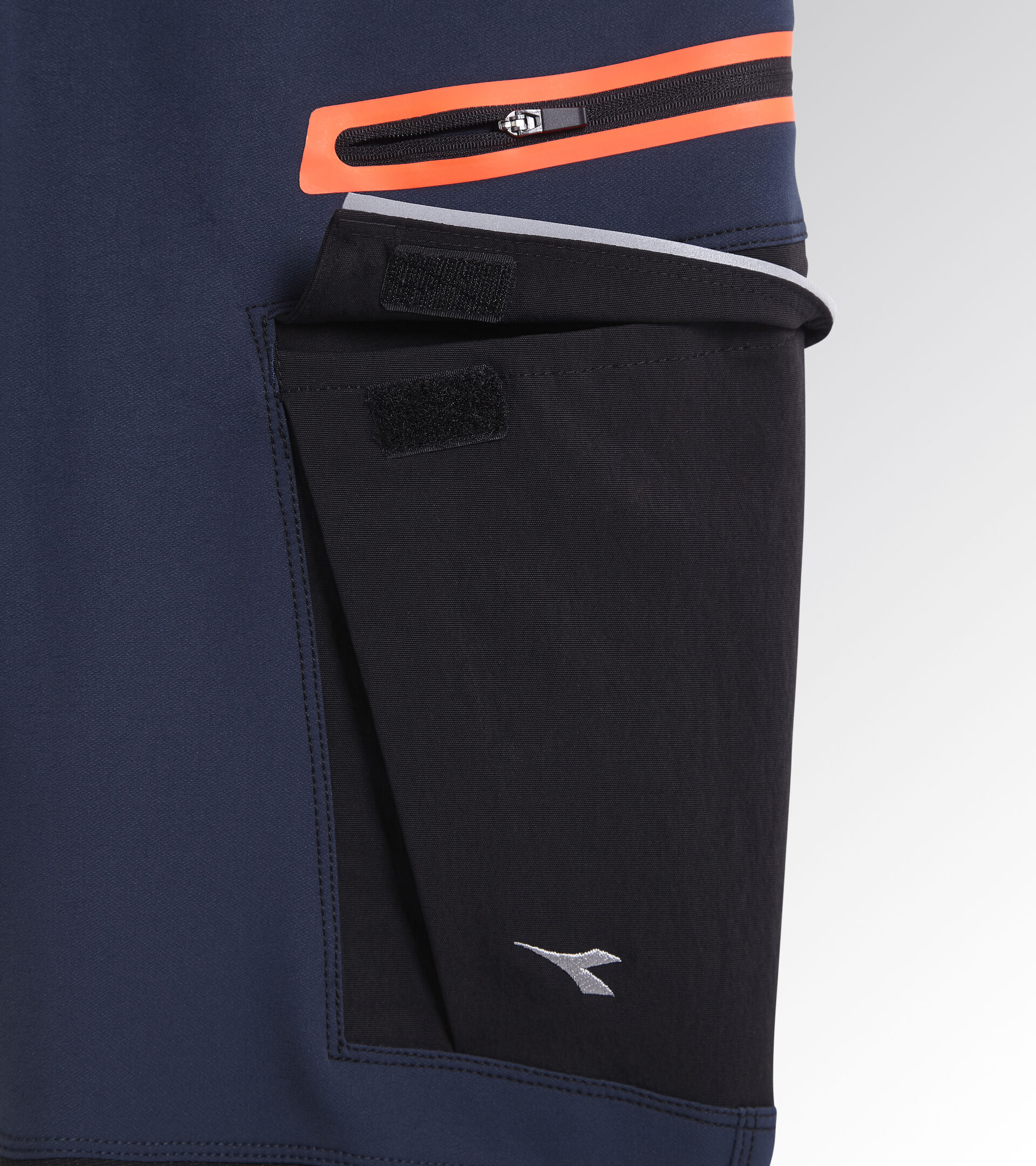 Pantalon de travail PANT HYBRID CARGO NOIR/BLEU NUITS - Utility