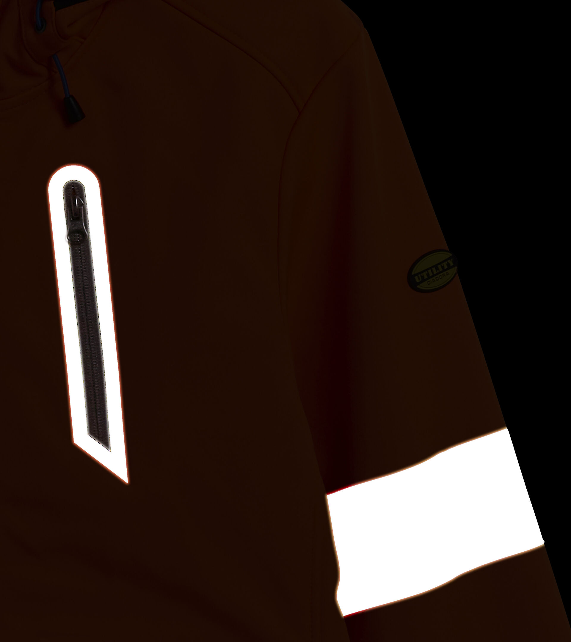 SOFTSHELL HV 20471:2013 3, FLUORESCENT ORANGE ISO20471, hi-res