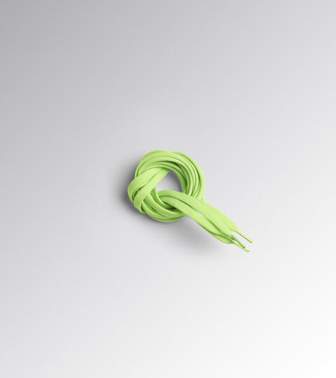 Laces for Utility shoes FLAT LACES THERMO 100 GREEN FLUO 909 C - Utility
