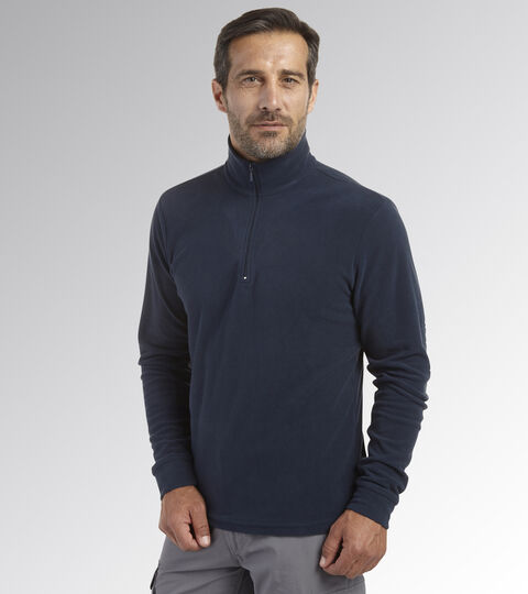 MICROFLEECE GRIPEN, DUNKEL BLAU Arbeits-Fleece-Sweater MICROFLEECE GRIPEN DUNKEL BLAU - Utility