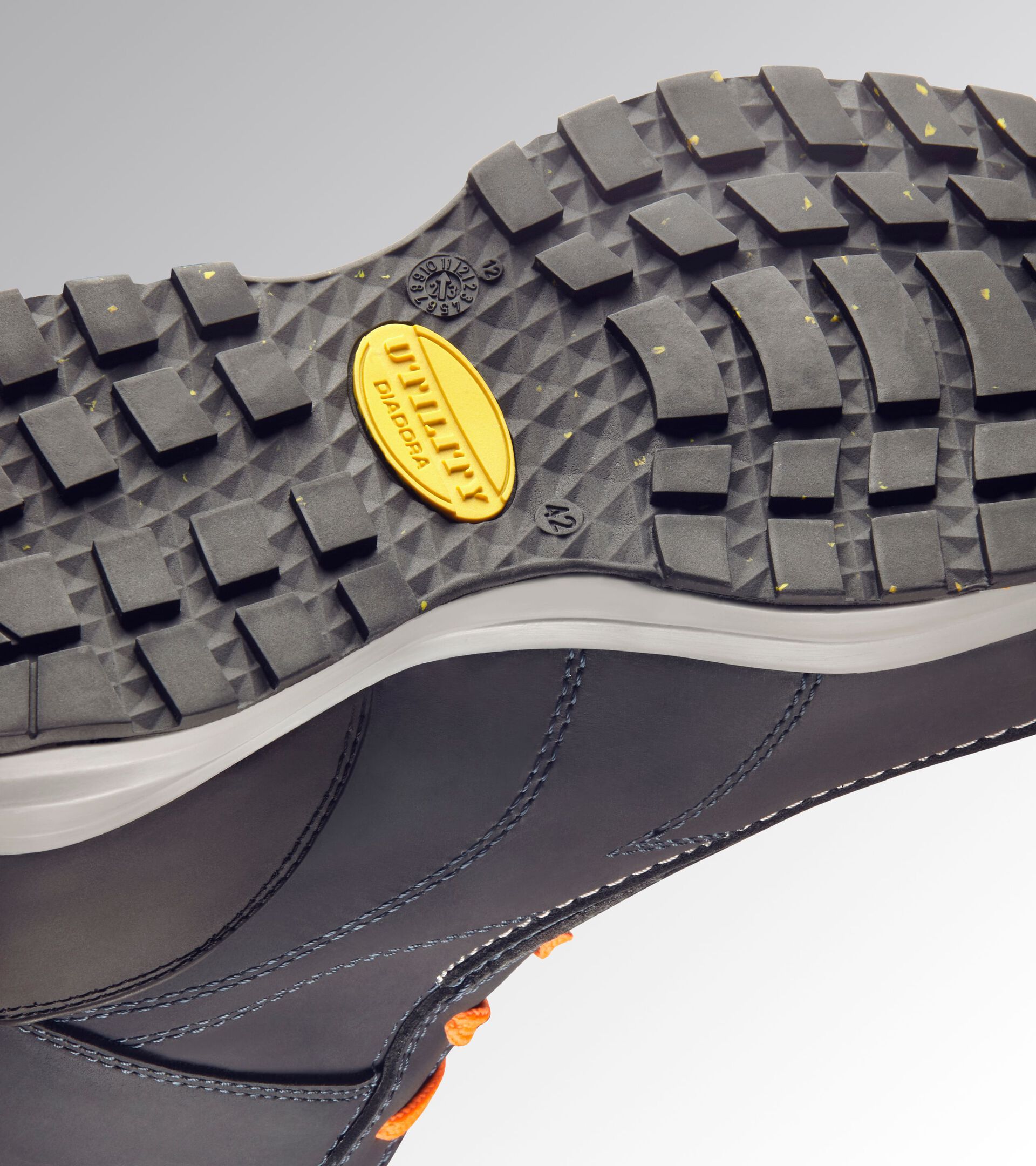 High safety shoe GLOVE MDS MID S3S FO HRO SR DARK NAVY/ORANGE FLUO - Utility