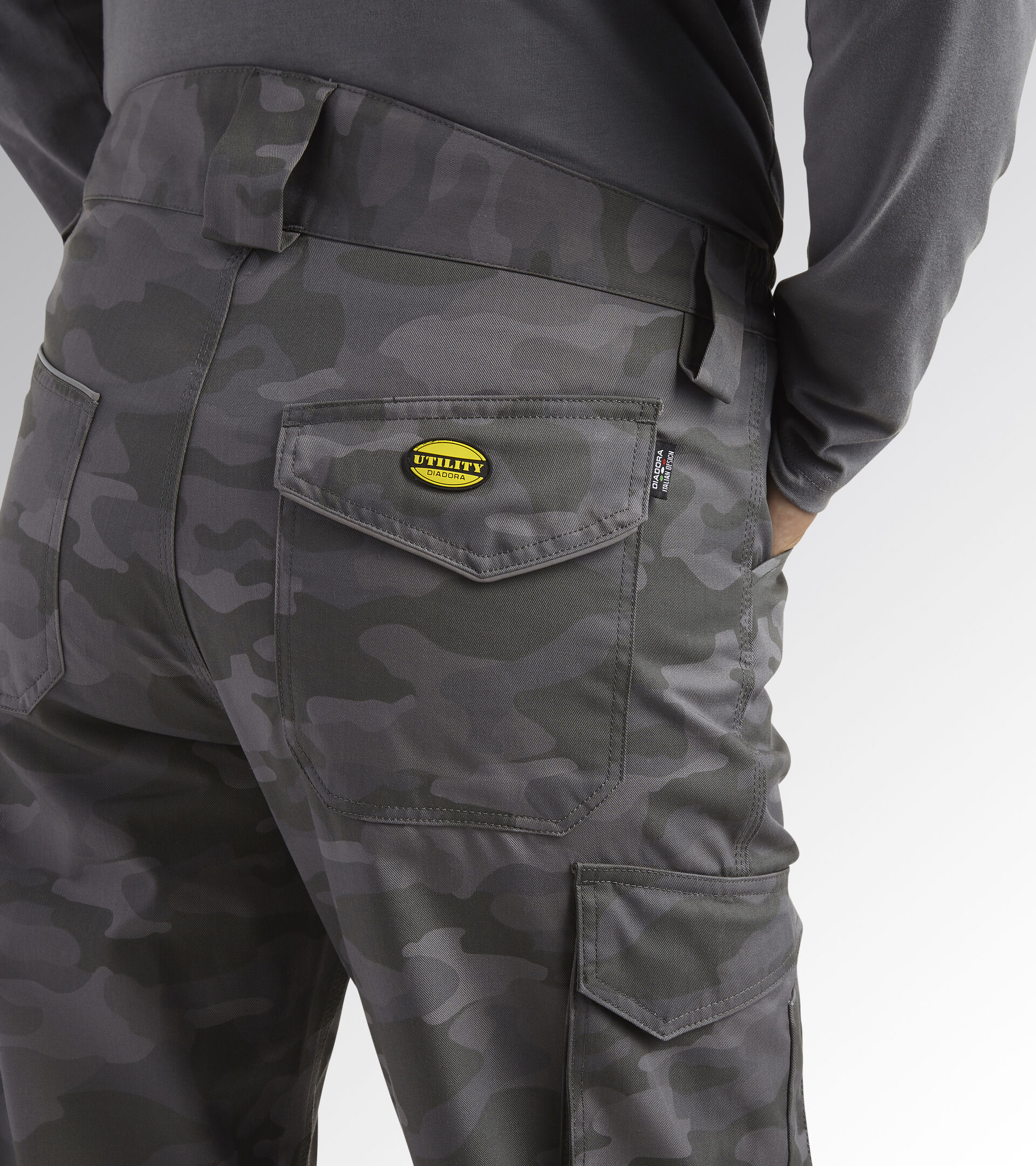 PANT STAFF CARGO CAMO, STEEL GRAY, hi-res