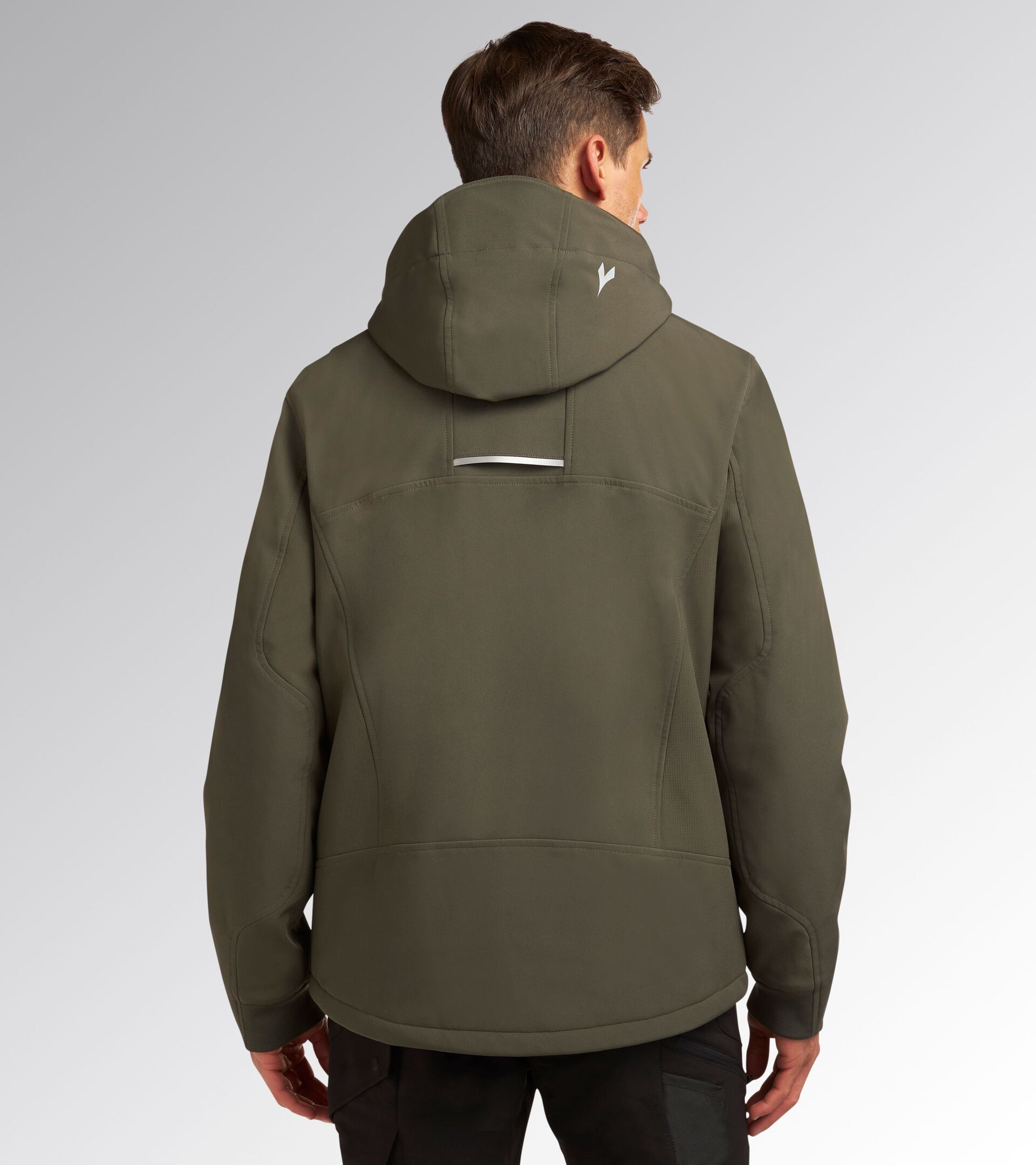 Water-repellent softshell windbreaker jacket JACKET FREEDOM GREEN DEEP DEPTHS - Utility