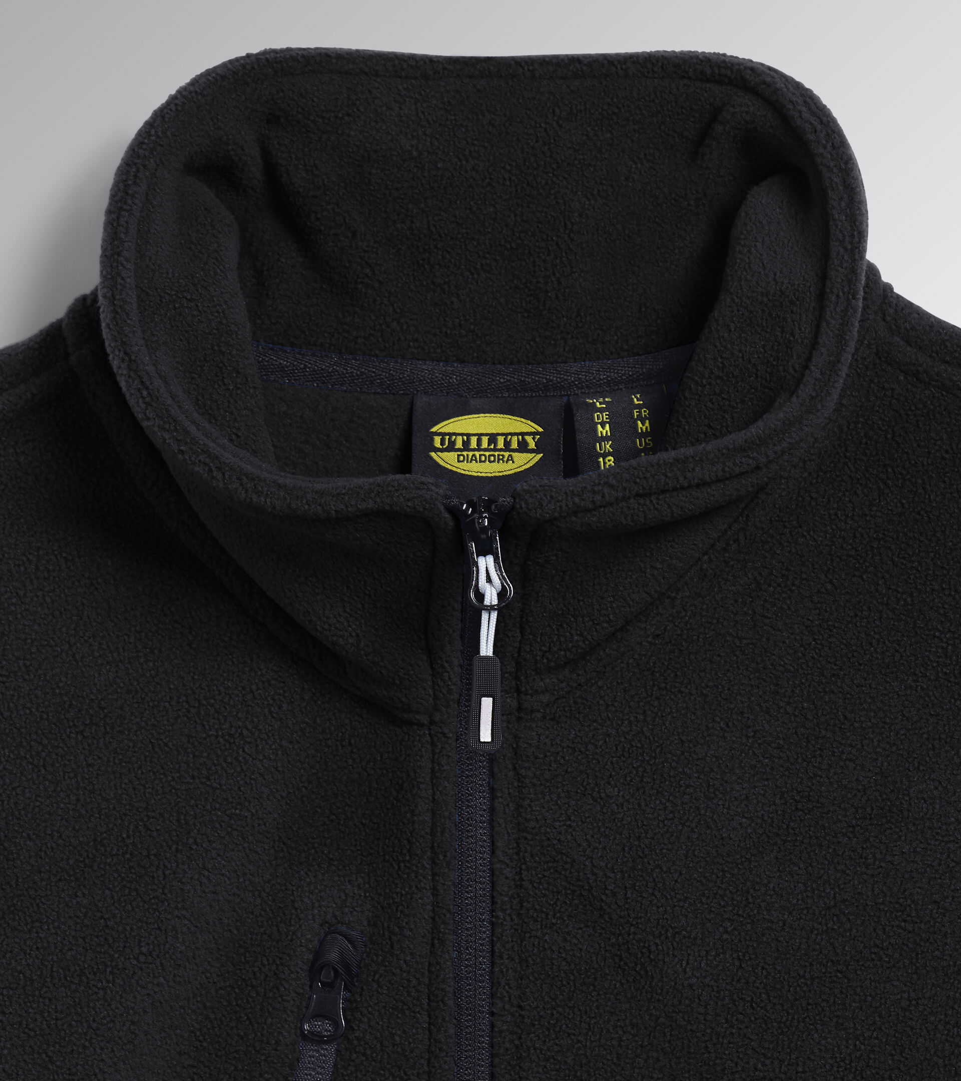 Work fleece SWEAT PILE FZ BLACK - Utility