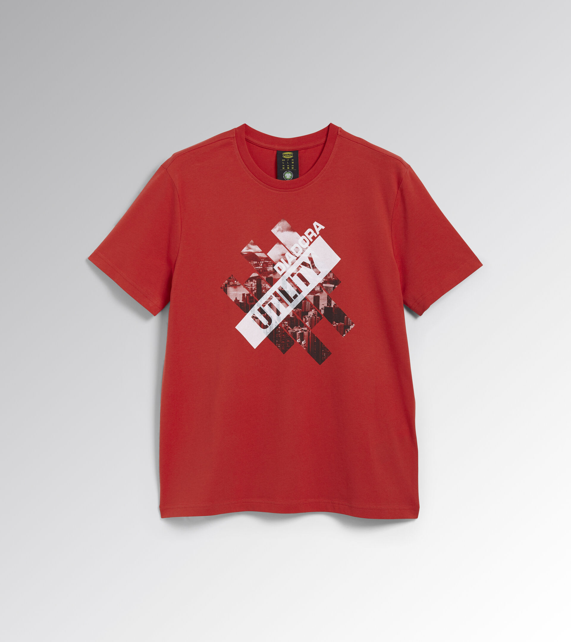 T-SHIRT GRAPHIC ORGANIC, ROJO AUTENTICO, hi-res