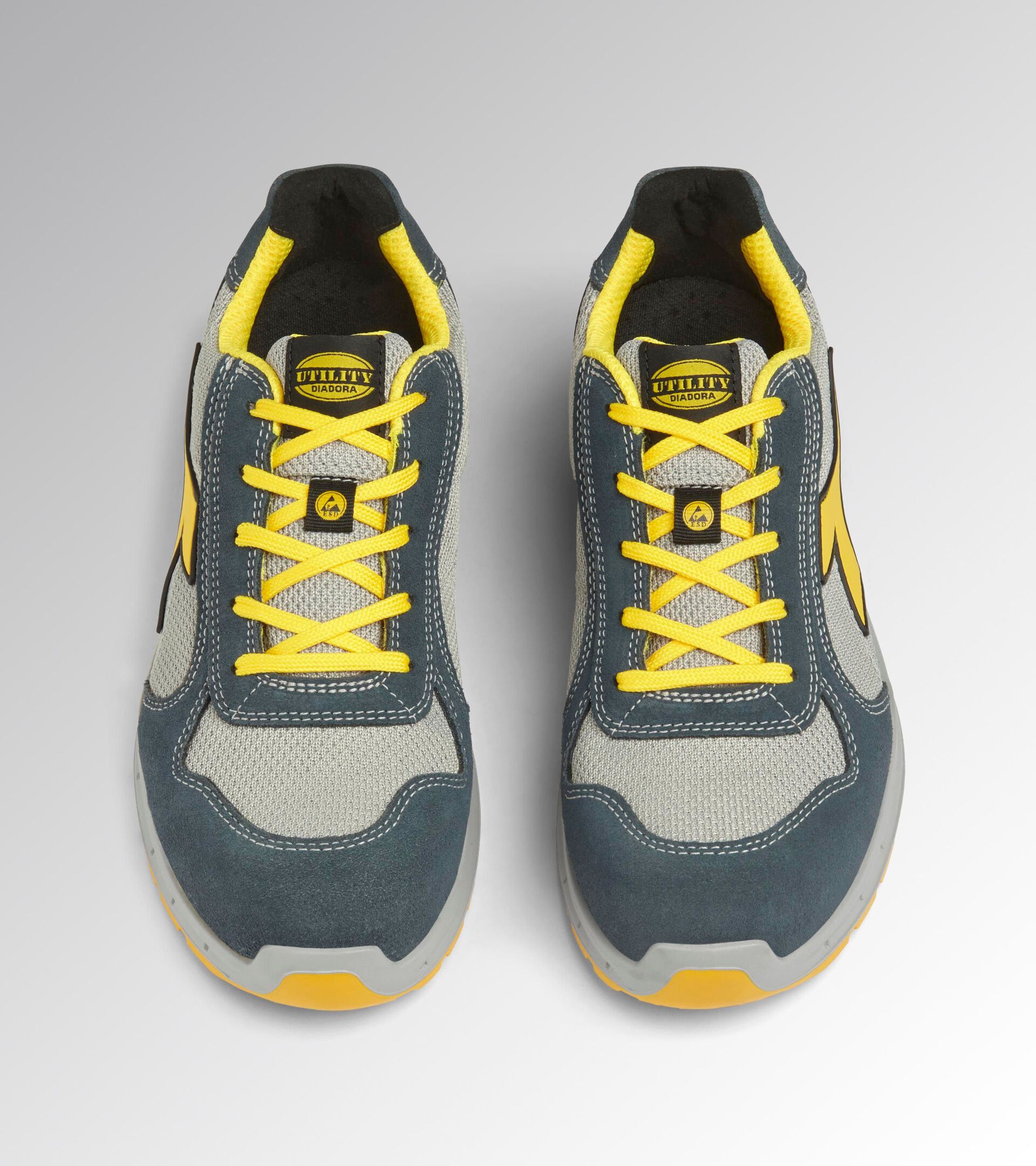 Low-top S1PS safety shoes RUN A.BOX LOW S1PS FO SR ESD BLUE COSMOS/ALUMINUM - Utility
