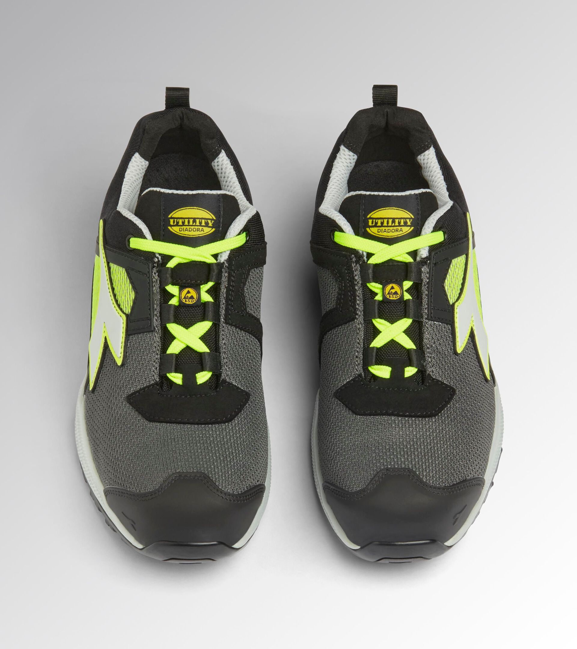 Niedriger Sicherheitsschuh S1PS GLOVE A.BOX LOW GHOST S1PS SCHWARZ/GELB FLUO - Utility