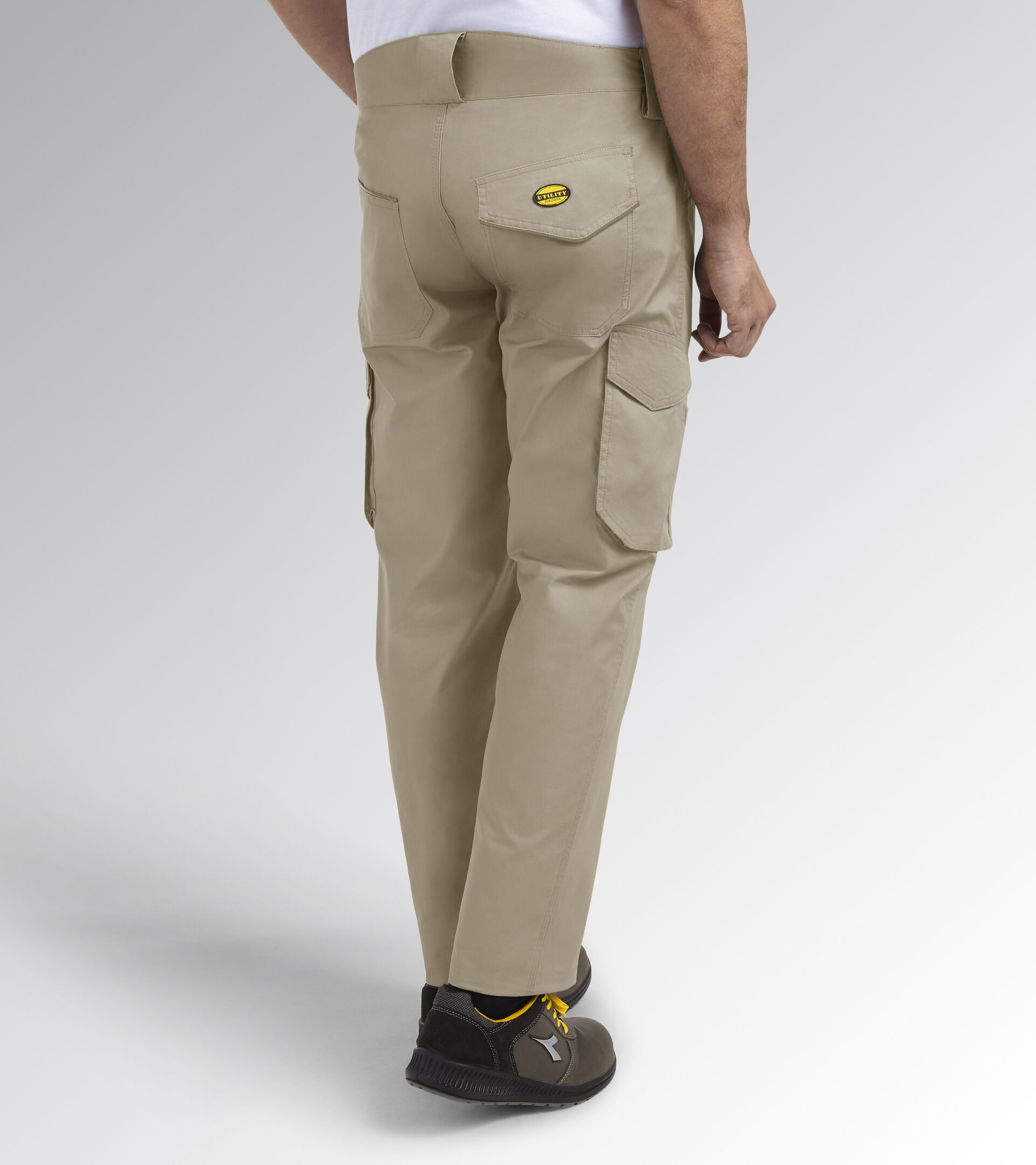 PANT STAFF LIGHT CARGO COTTON, GREY HEMP, hi-res