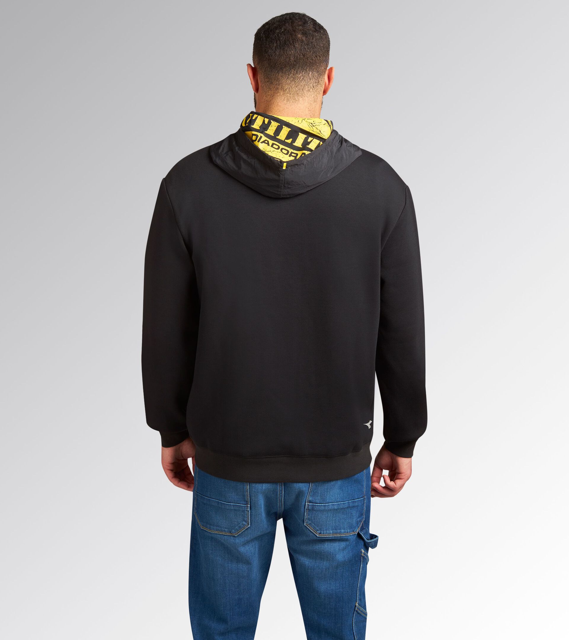 Felpa con cappuccio SWEATSHIRT PIONEER 25 NERO - Utility