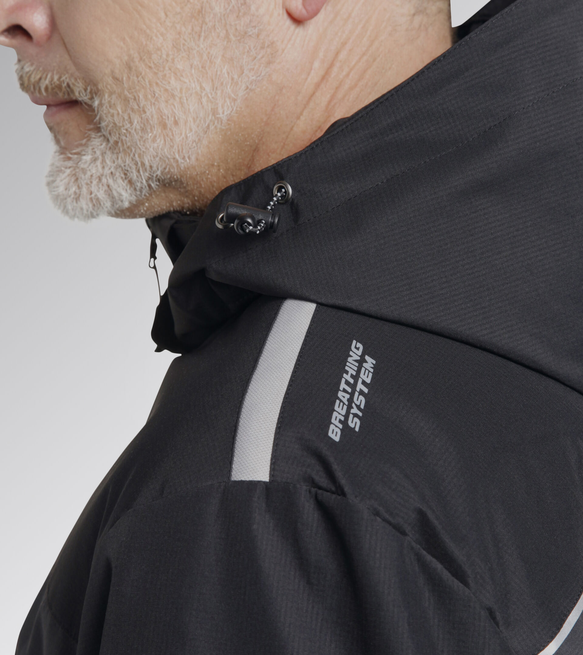 PADDED JACKET TECH, BLACK COAL, hi-res
