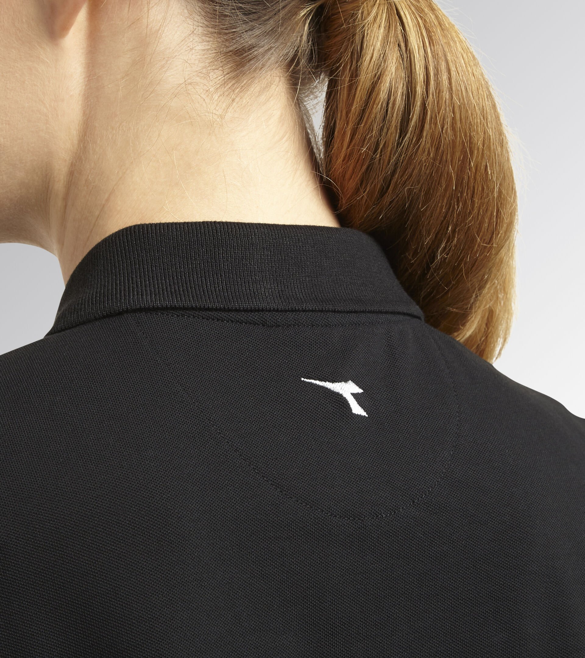 Short-sleeved work polo shirt - Women POLO MC ATHENA BLACK - Utility