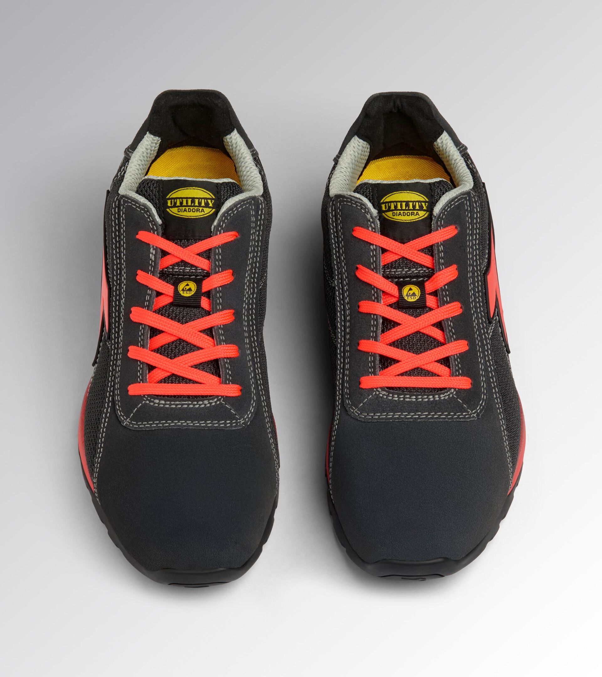 Chaussures de s&eacute;curit&eacute; basses S1PS GLOVE HYPER LOW S1PS FO HRO SR ESD GRIS ACIER - Utility