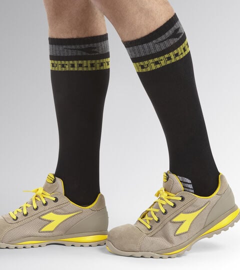 Calzini per scarpe da lavoro TECHNICAL WIN. SOCKS NERO/GRIGIO GABBIANO SC - Utility