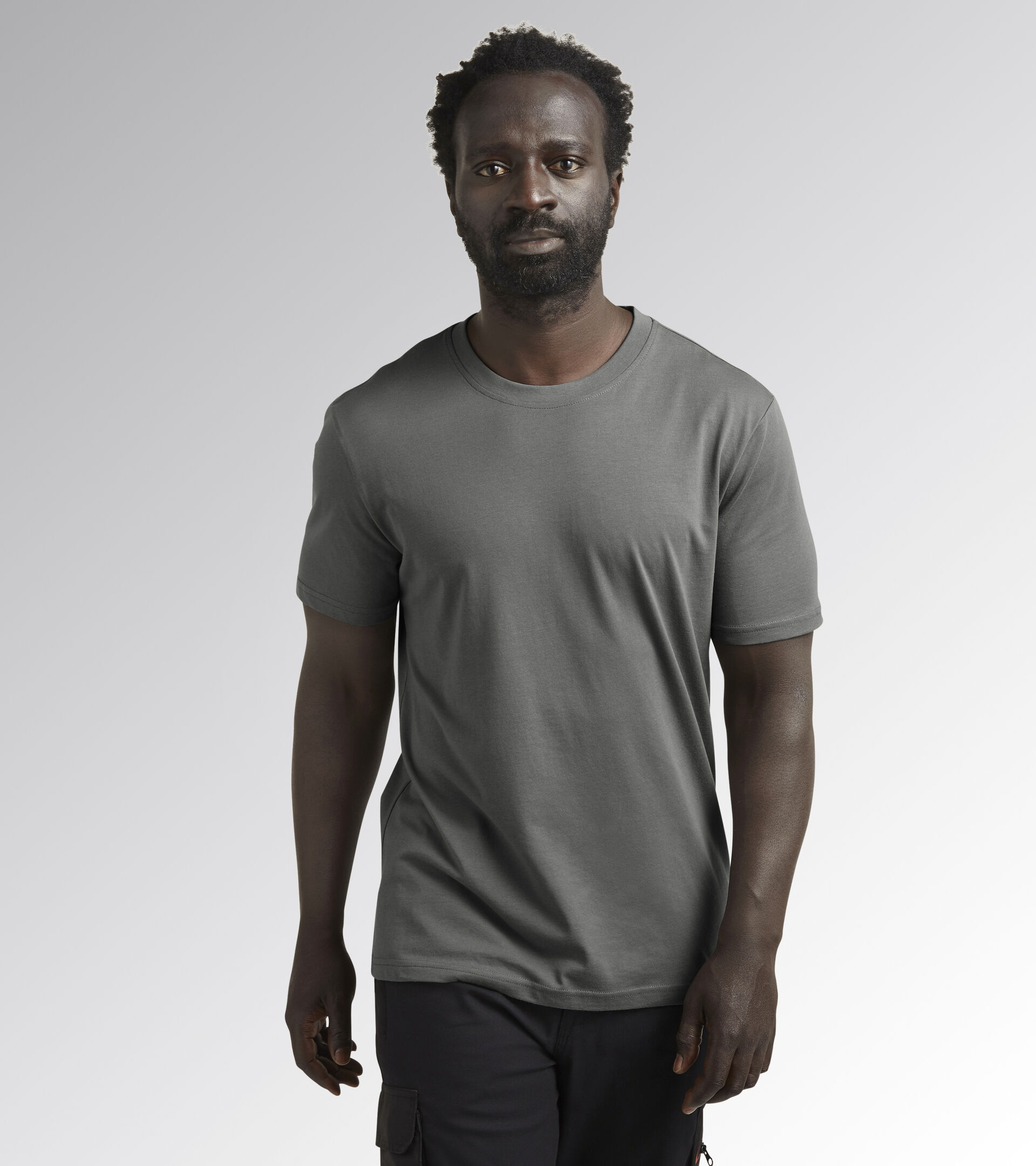 Short-sleeved work T-shirt T-SHIRT MC ATONY ORGANIC STEEL GRAY - Utility
