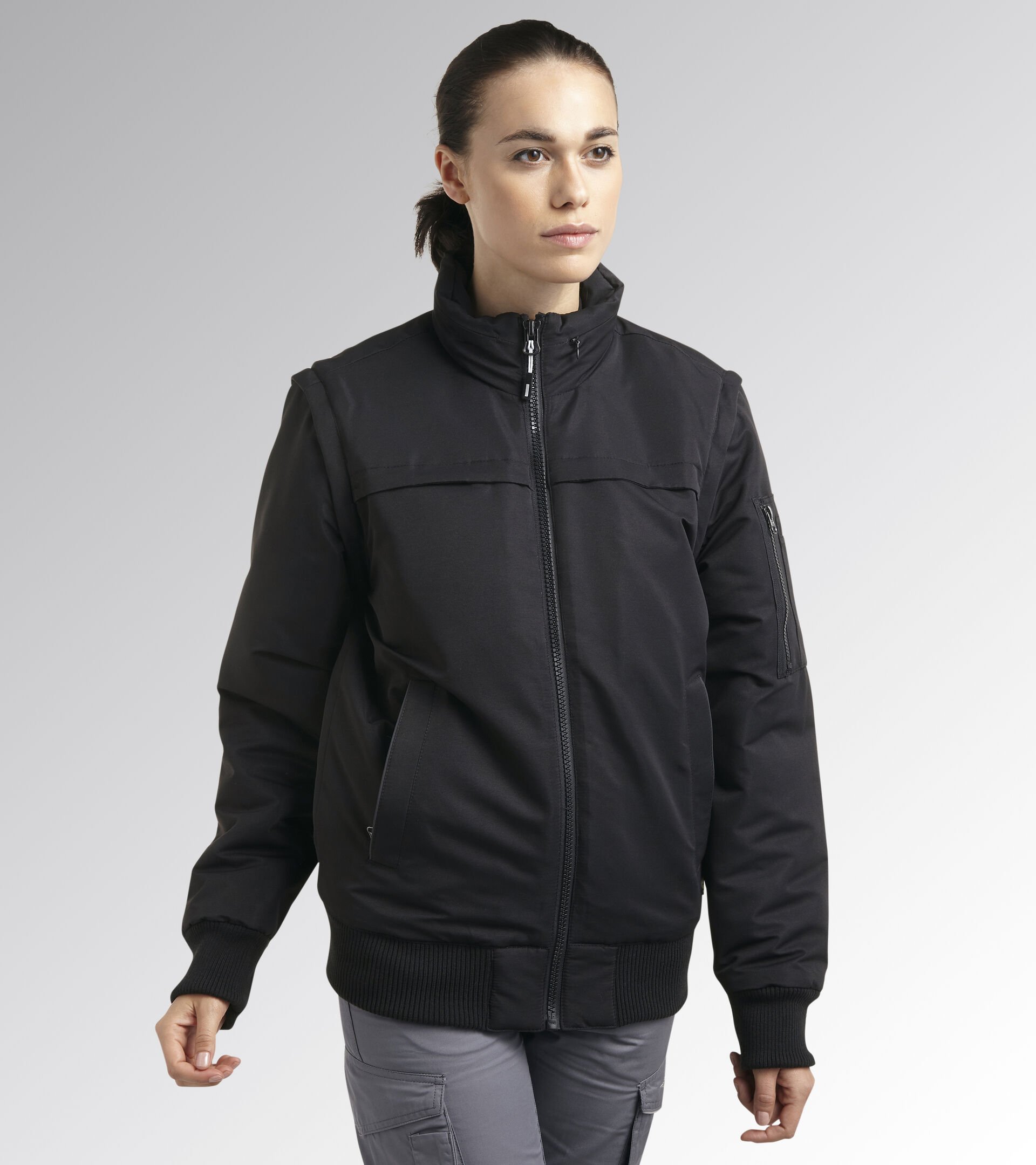 Arbeitsjacke BOMBER D-SWAT SCHWARZ - Utility