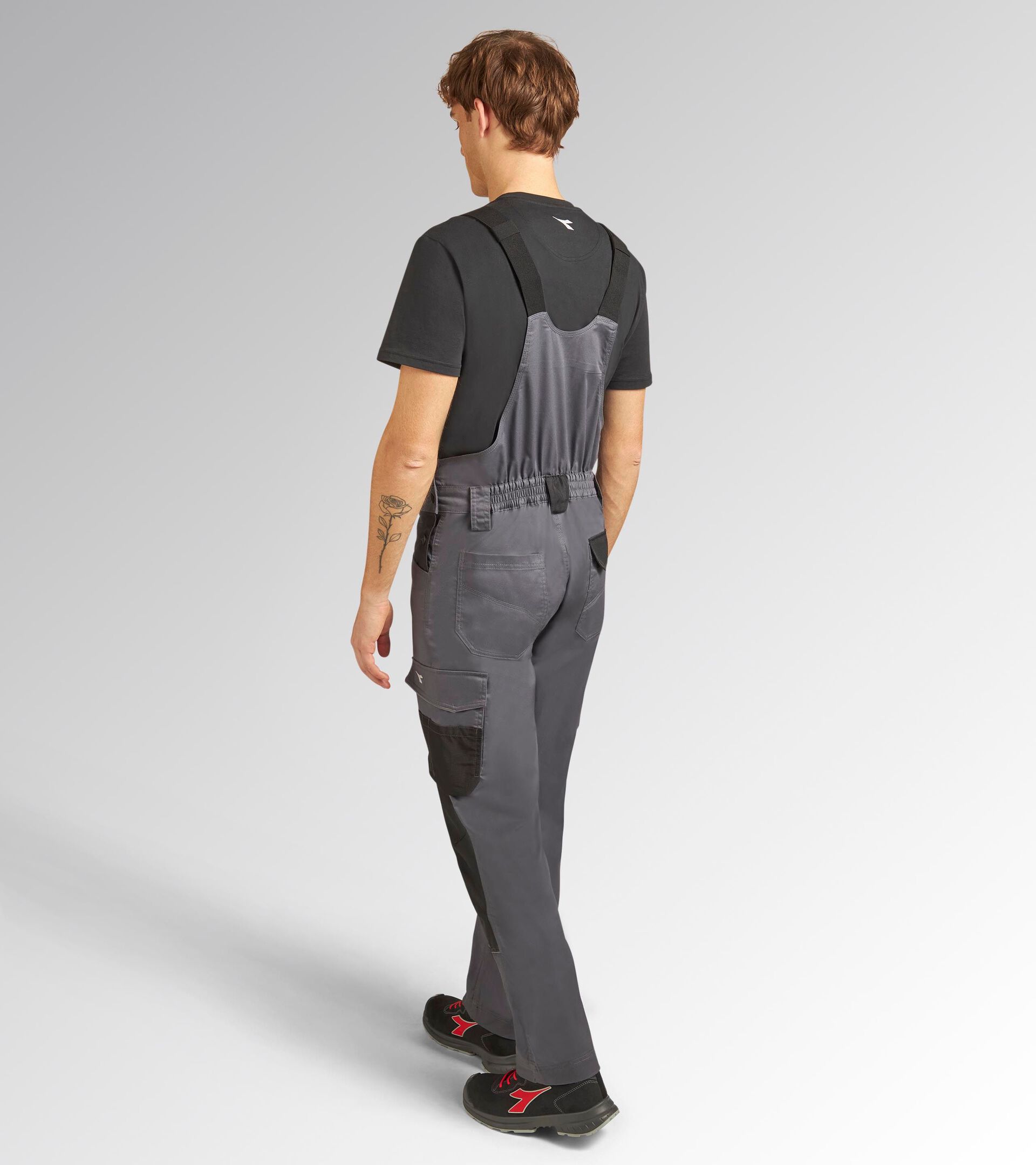 Work bib overalls BIB OVERALL POLY 2.0 STEEL GRAY - Utility