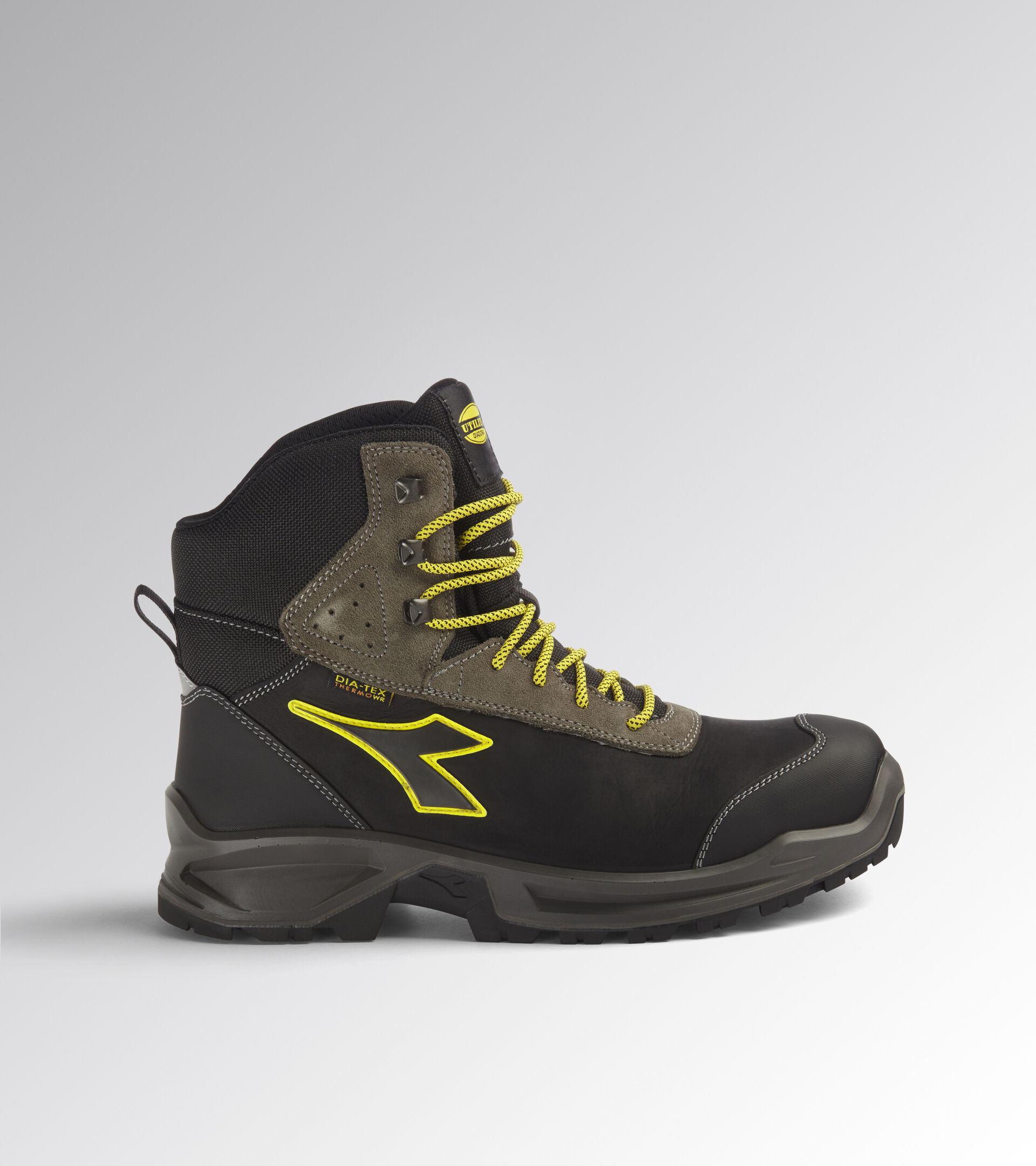 Scarpa antinfortunistica alta SPORT DIATEX HIGH S3 WR CI SRC NERO/GRIGIO ACCIAIO - Utility