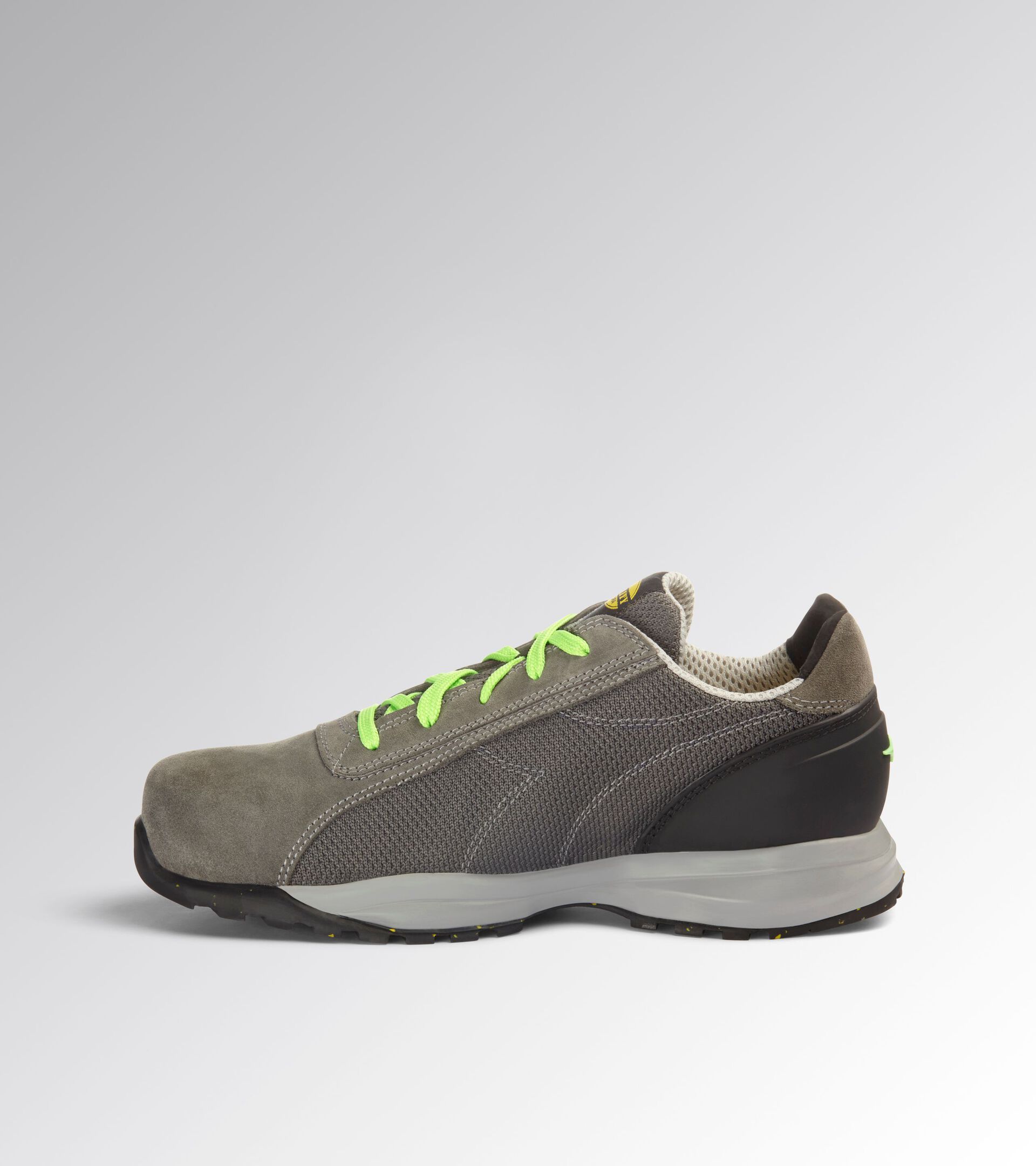 Low safety shoe GLOVE MDS TEXT LOW S1PS FO HRO SR COAL/GREEN FLUO - Utility