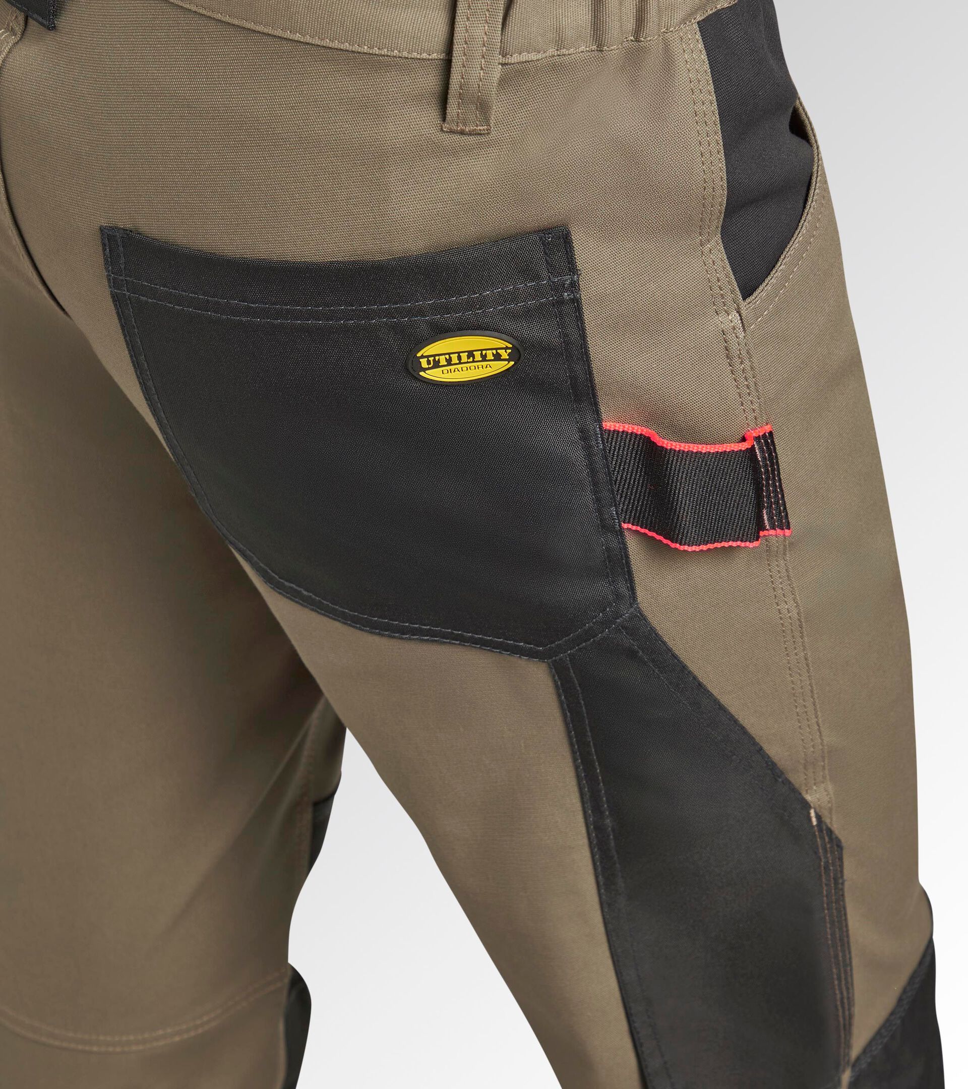 Work trousers PANT STRETCH PERFORMANCE 2.0 BROWN GREY - Utility
