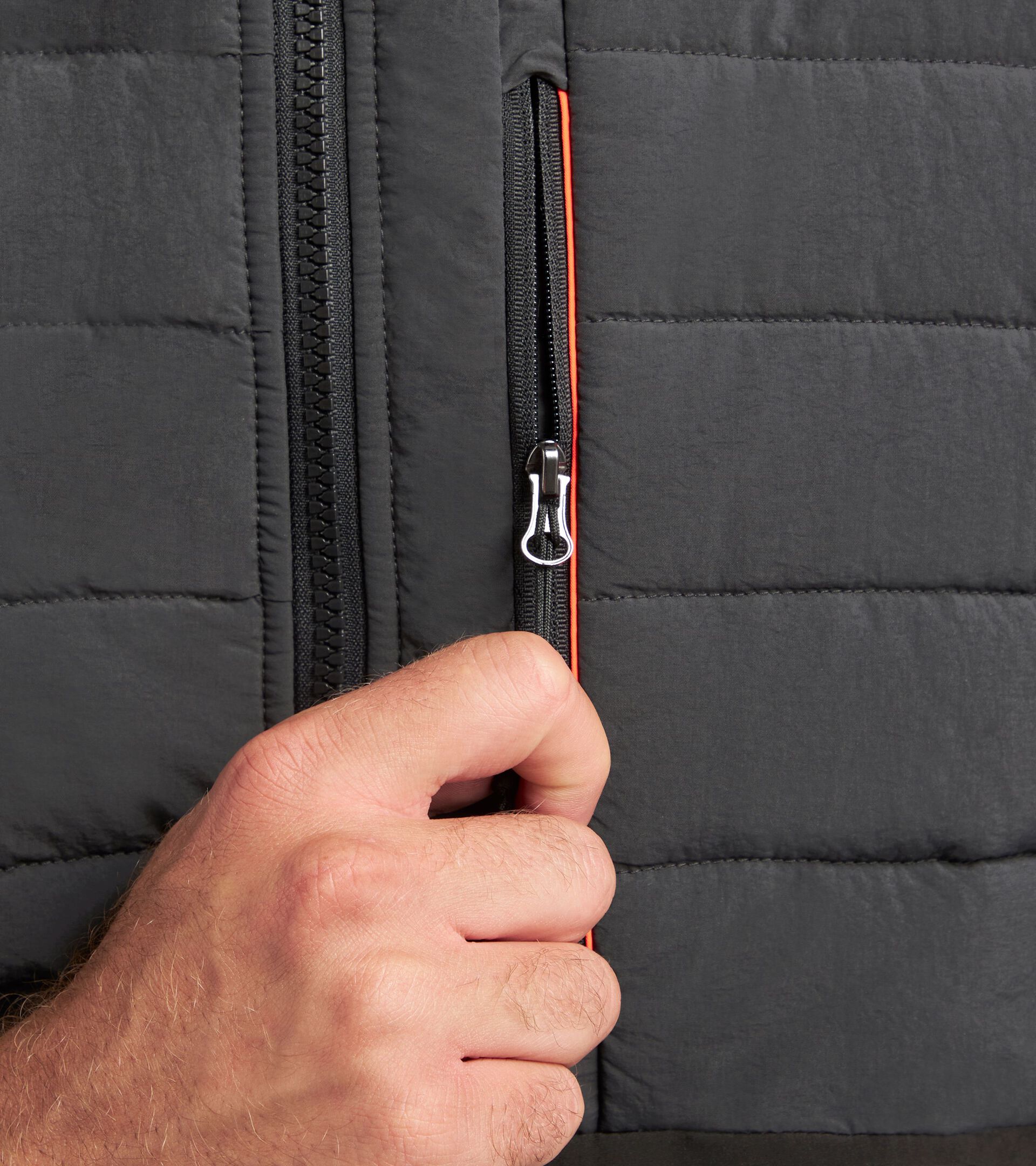 Work gilet PADDED VEST OSLO HYBRID BLACK/PHANTOM - Utility