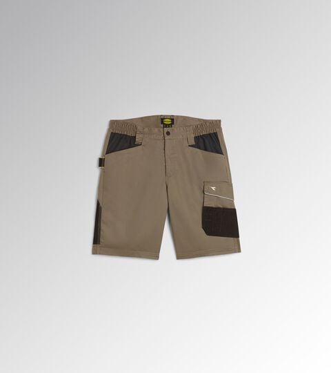 Bermudashorts aus elastischem Poly-Cotton BERMUDA POLY 2.0 SCHECKIGE - Utility