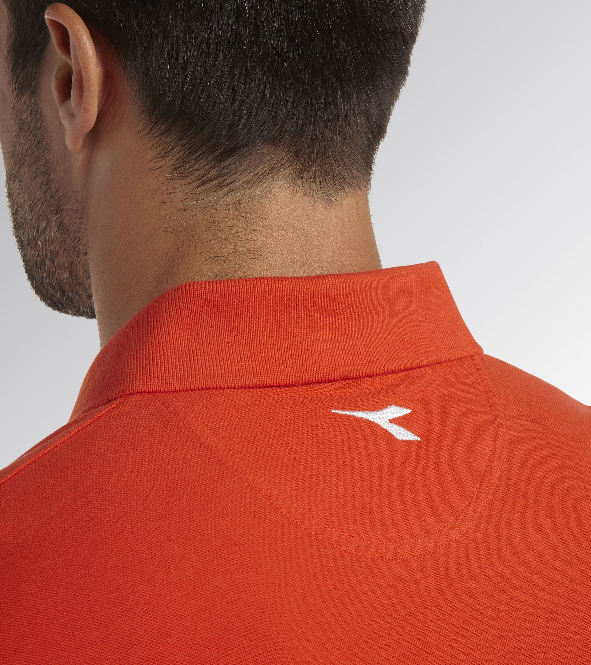 Short-sleeved work polo shirt POLO MC ATLAR ORGANIC RED MEDLAR - Utility