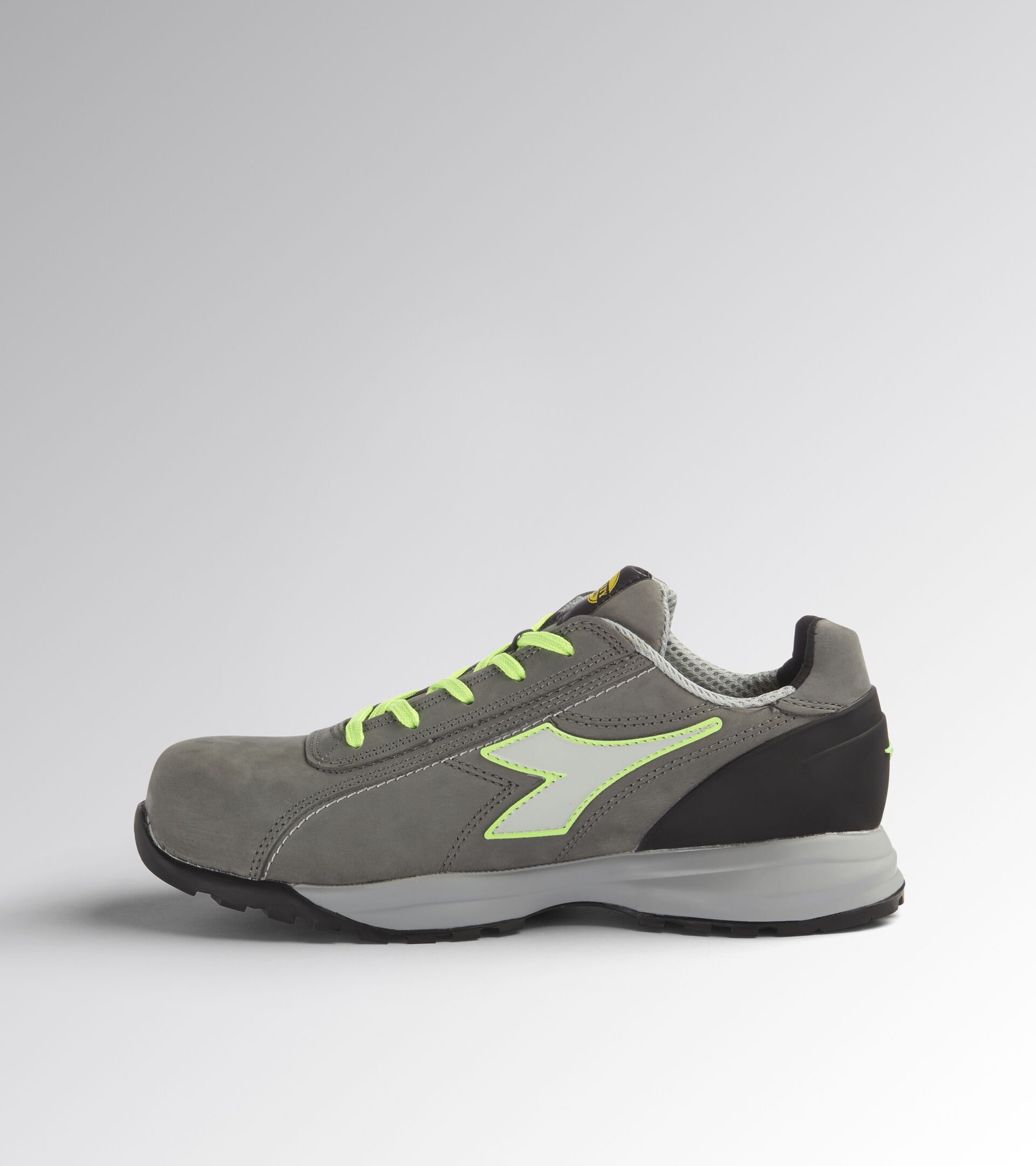 GLOVE MDS LOW S3 HRO SRC, COAL/GREEN FLUO, hi-res