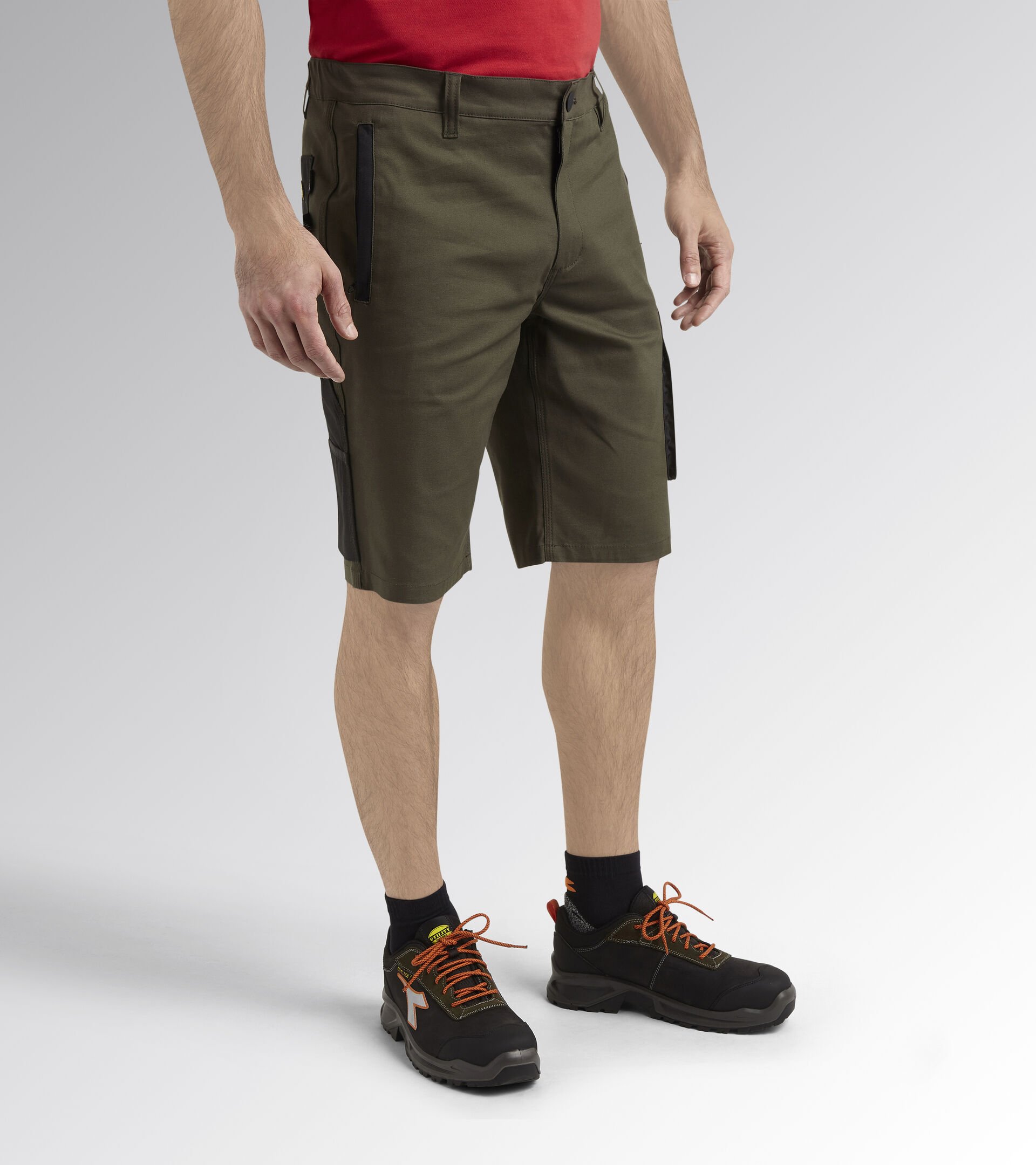 Arbeits-Bermuda-Shorts BERMUDA STRETCH WALDGRUN - Utility