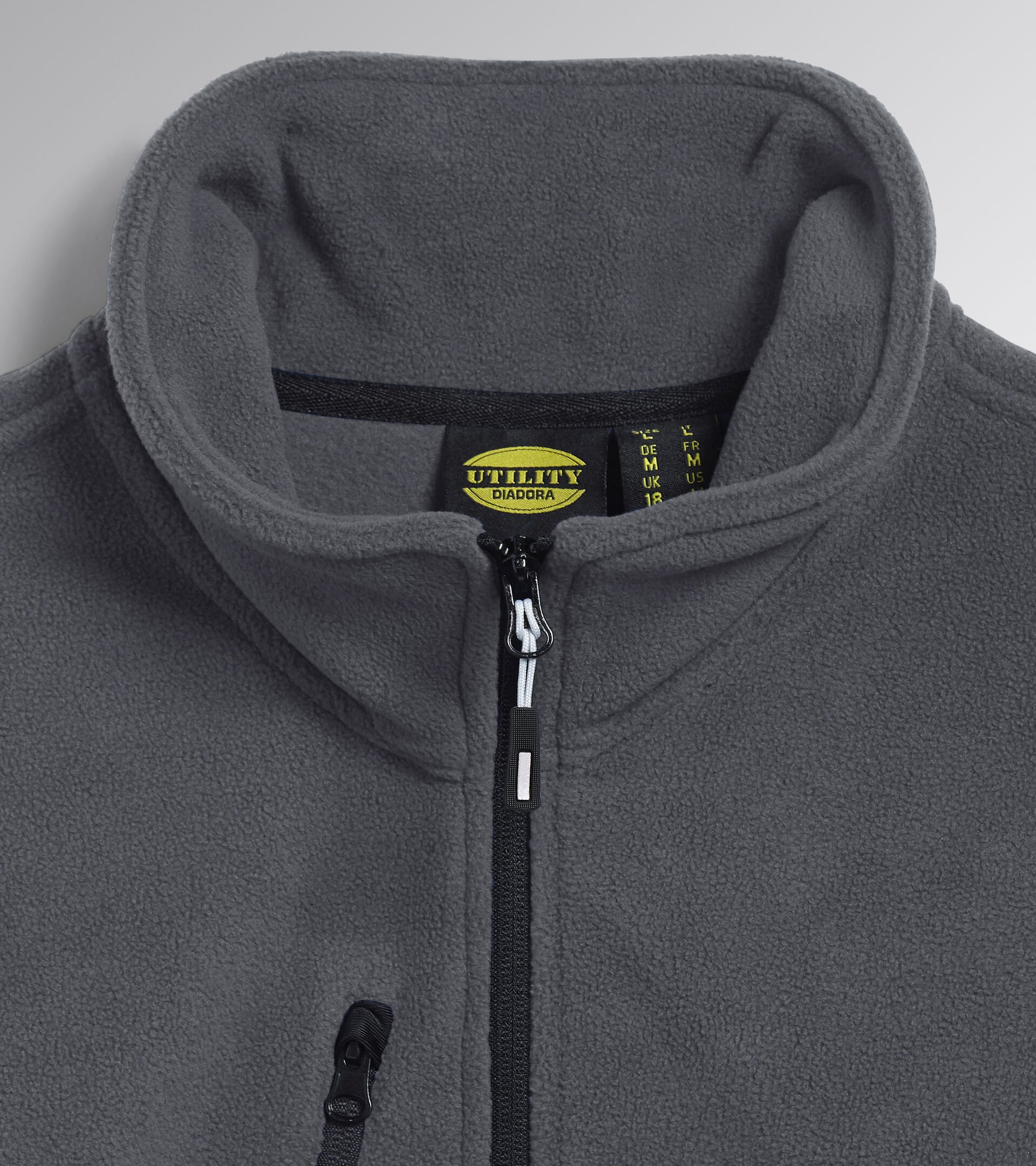 Polaire de travail SWEAT PILE FZ GRIS ACIER - Utility