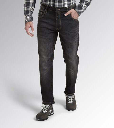 PANT STONE 5 PKT, NEW BLACK WASHING Denim work trousers PANT STONE 5 PKT NEW BLACK WASHING - Utility