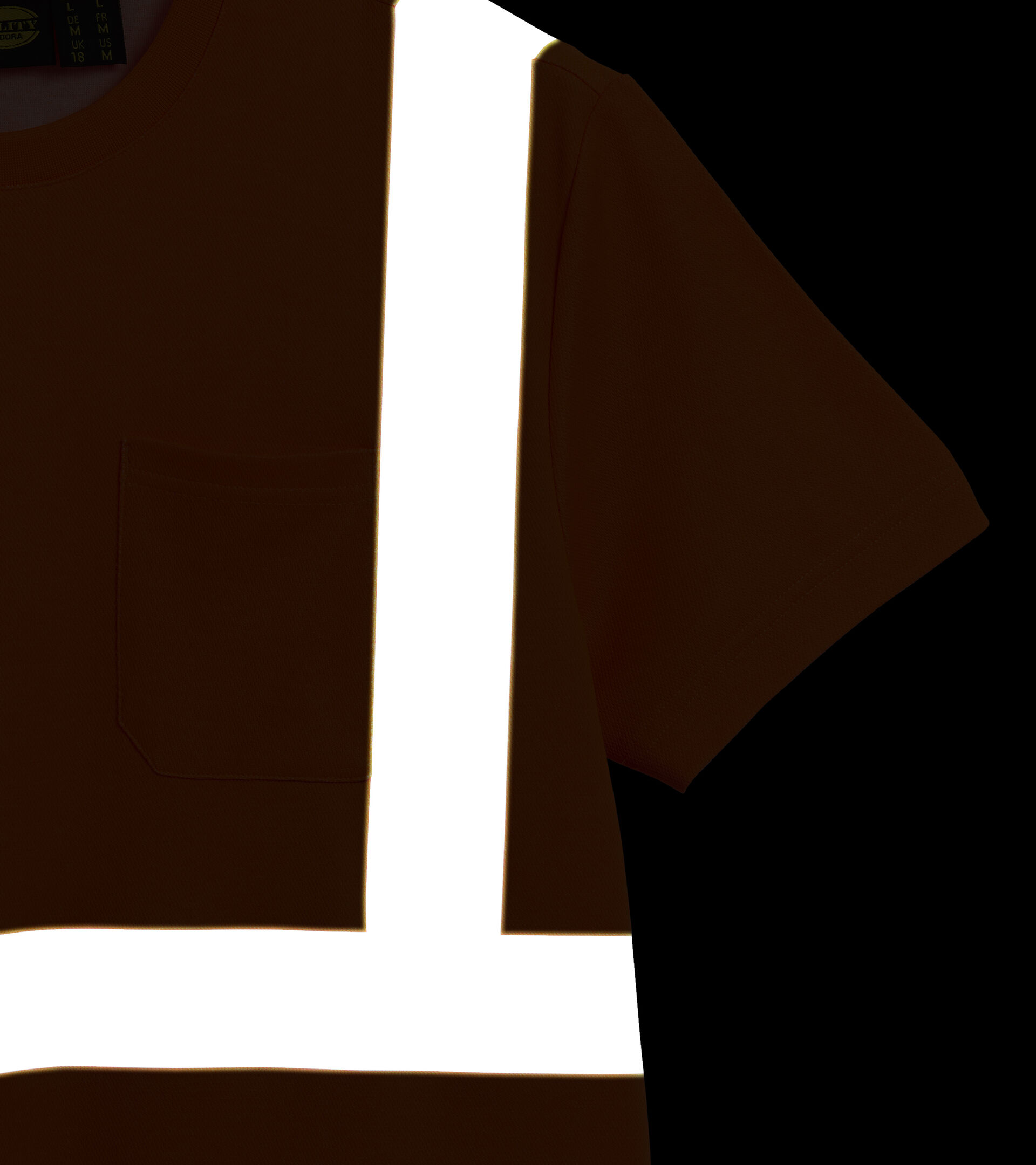 T-shirt de travail T-SHIRT HV ISO 20471 ORANGE FLUORESCENT ISO20471 - Utility