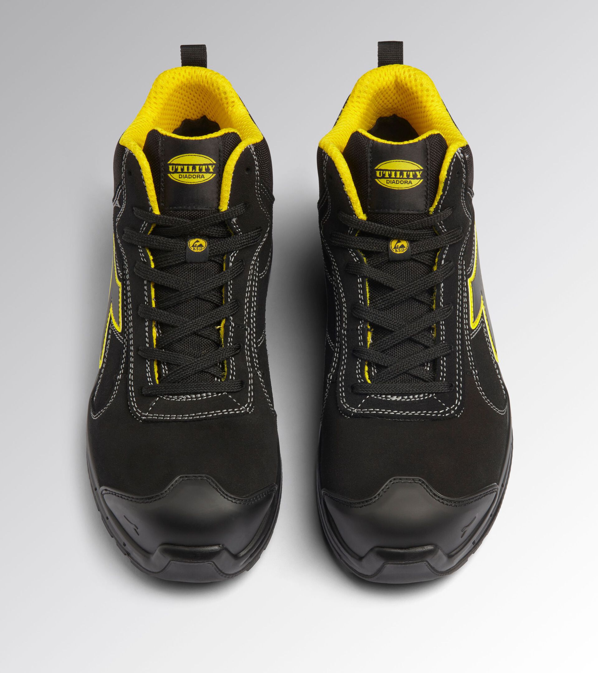 High safety shoe RUN NET AIRBOX MASTER MID S3S FO SR SC ESD BLACK/BLACK - Utility