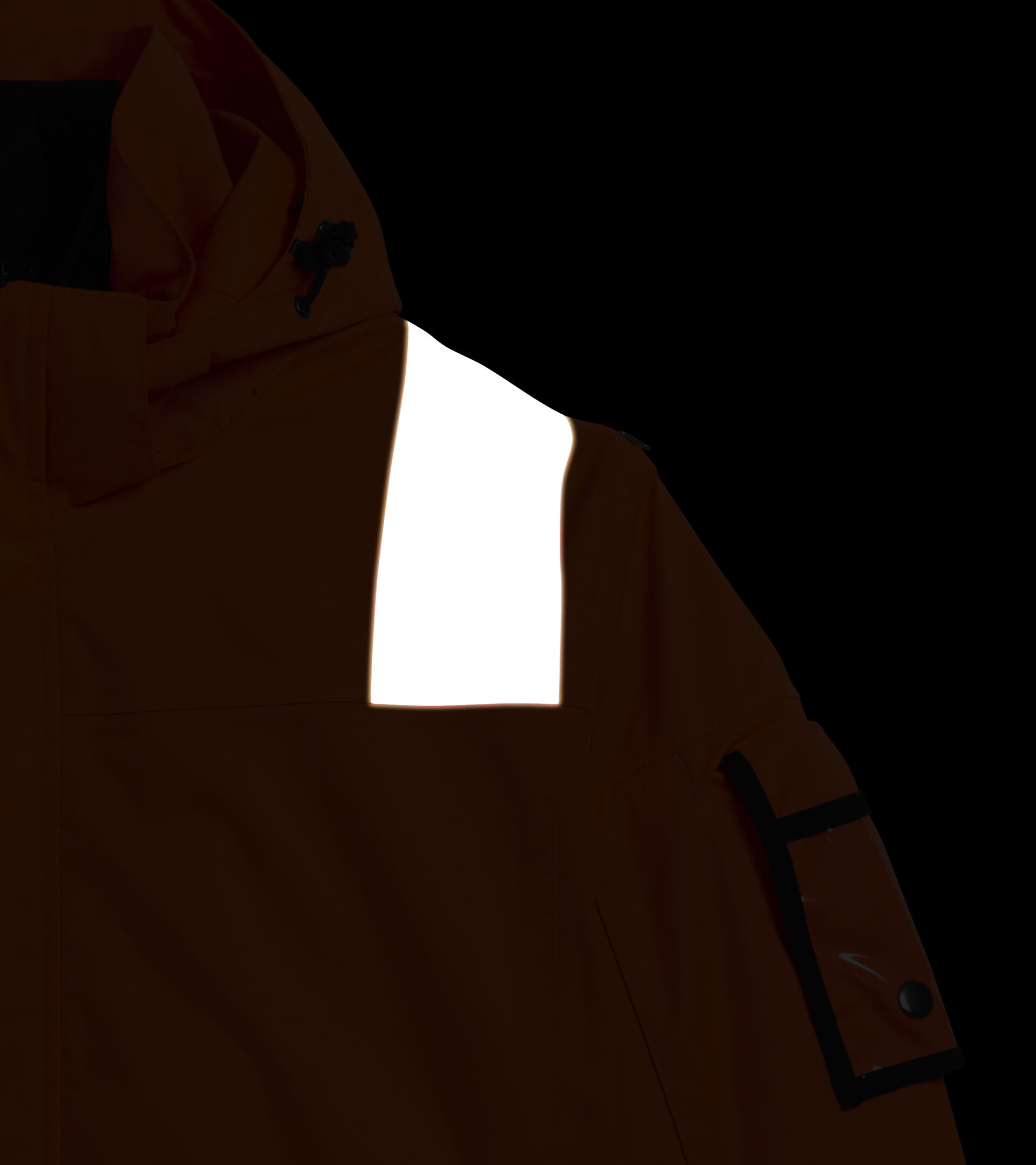 Work jacket HV JACKET ISO 20471 FLUORESCENT ORANGE ISO20471 - Utility