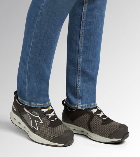 Low-top S3S safety shoes GLOVE A.BOX LOW GHOST S3S STEEL GRAY/BLACK - Utility