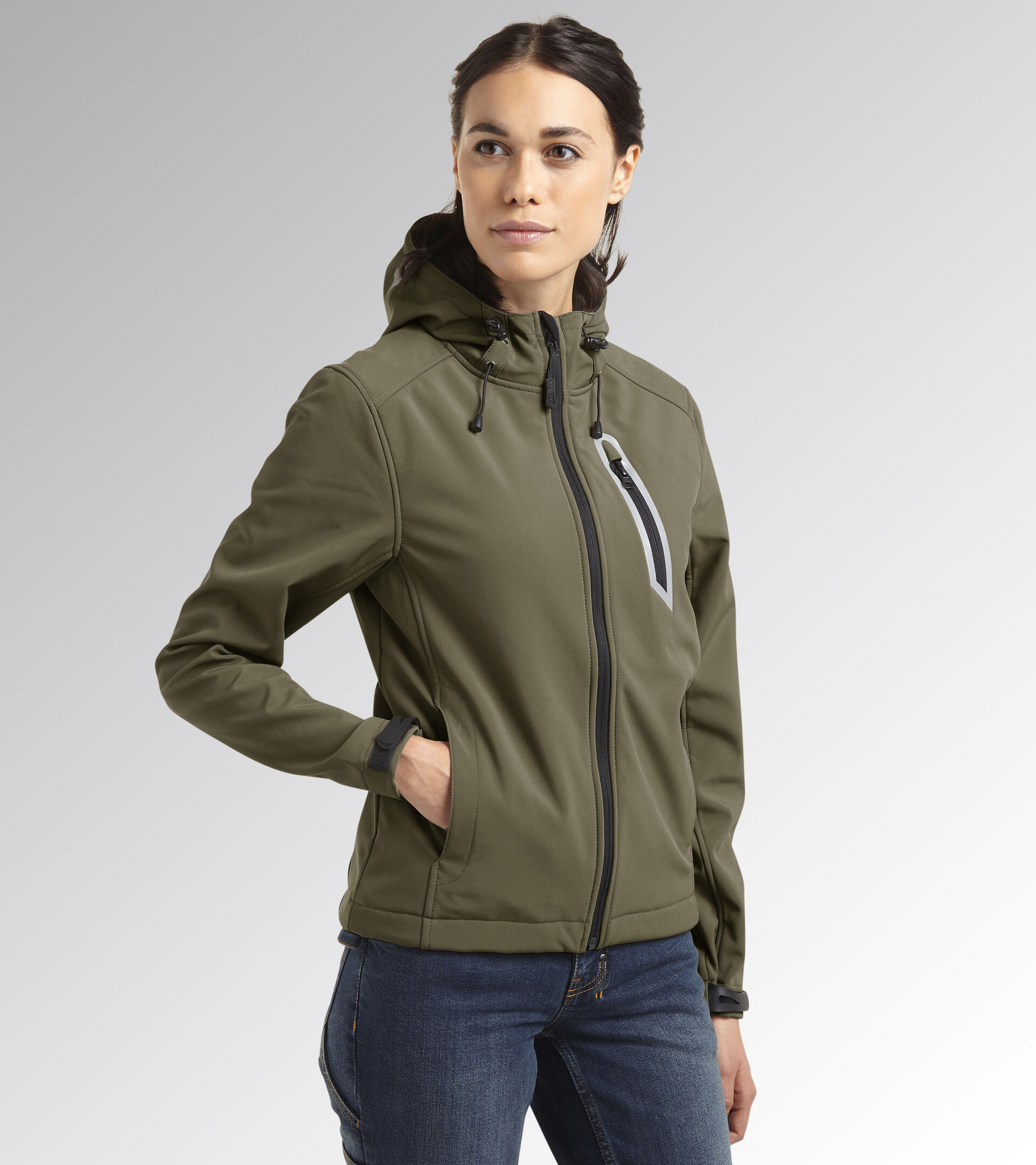 Work jacket SOFTSHELL SAIL GREEN MILITARY - Utility