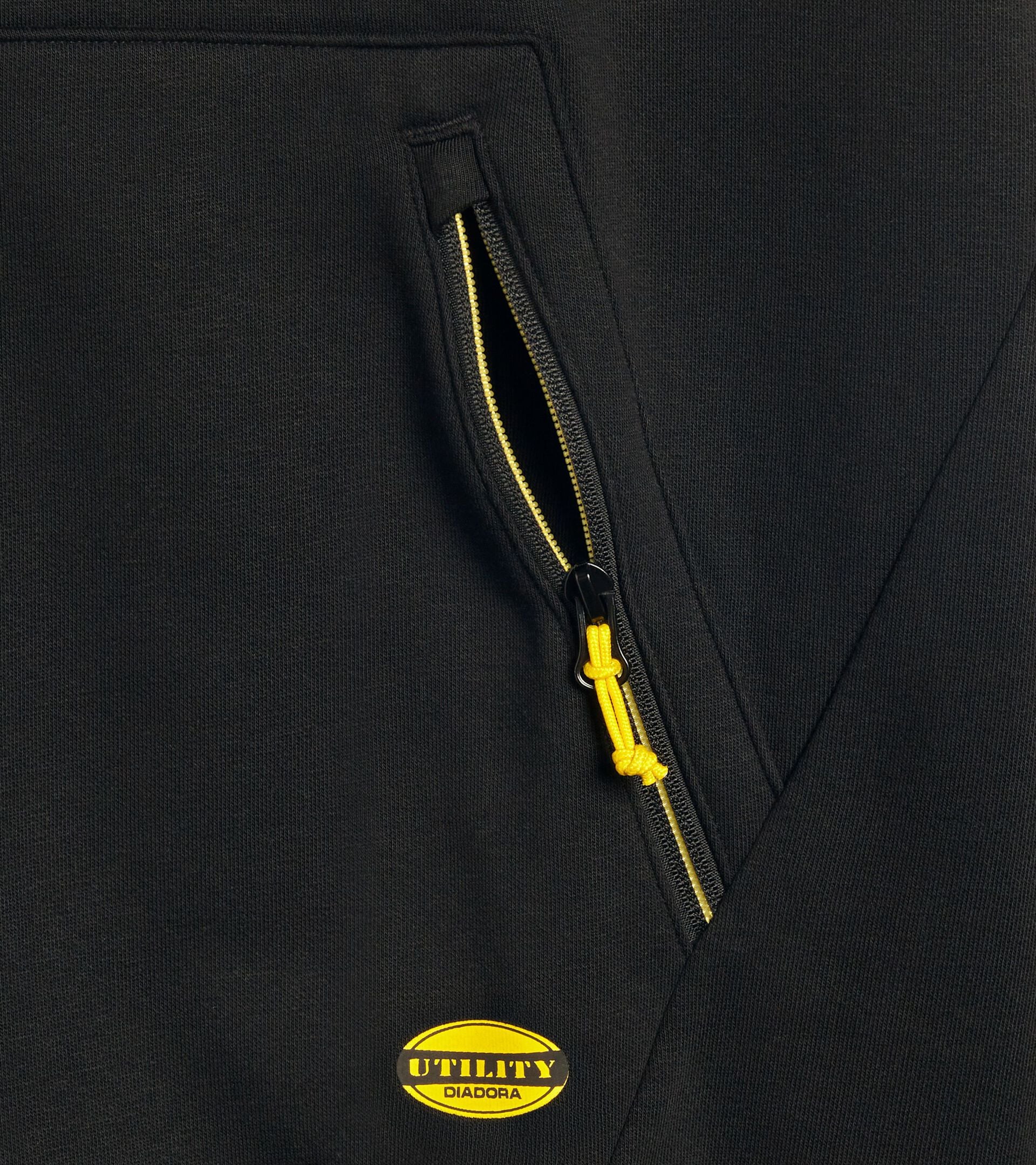 Work track jacket SWEATSHIRT FZ ROCK BLACK - Utility