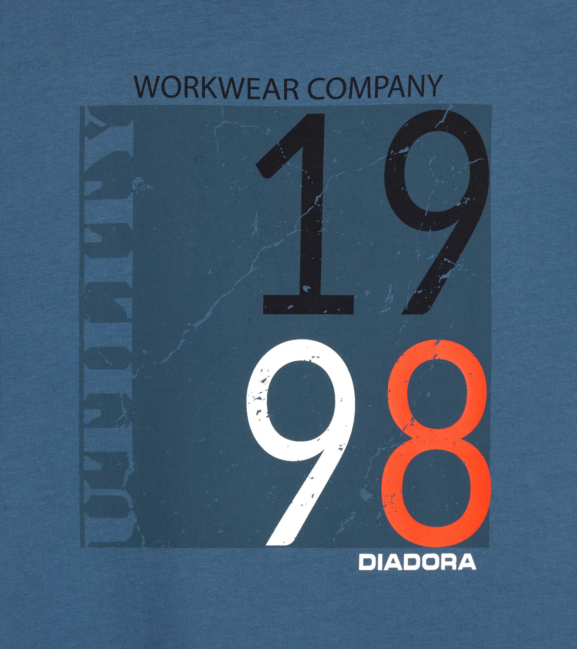 Short-sleeved work T-shirt T-SHIRT GRAPHIC 1998 BLUE ASH - Utility