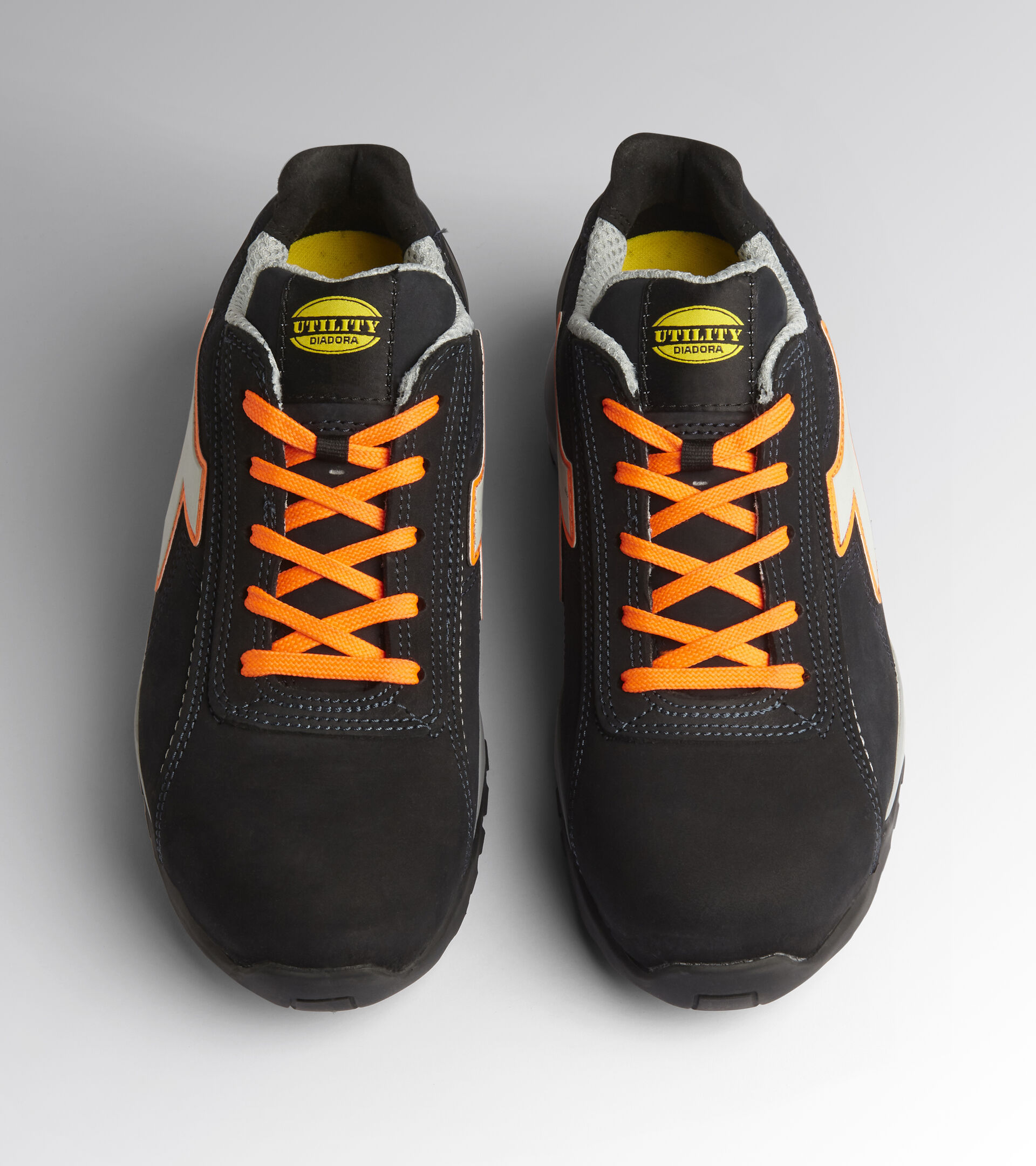 GLOVE MDS LOW S3 HRO SRC, DARK NAVY/ORANGE FLUO, hi-res