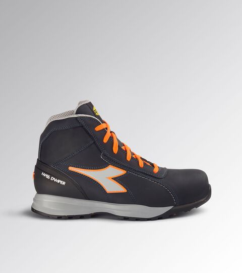 High safety shoe GLOVE MDS MID S3S FO HRO SR DARK NAVY/ORANGE FLUO - Utility